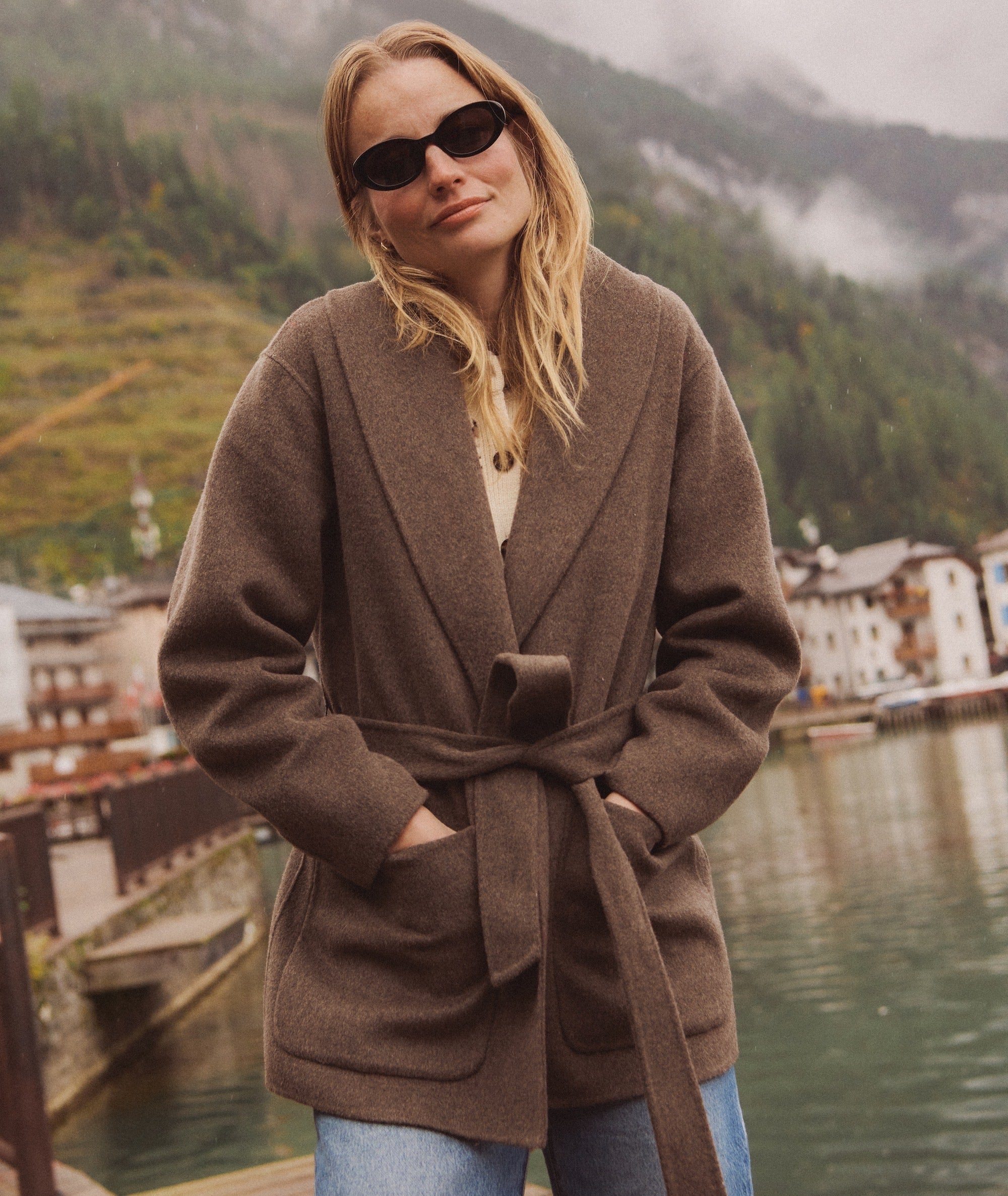 Lia Wool Robe Coat