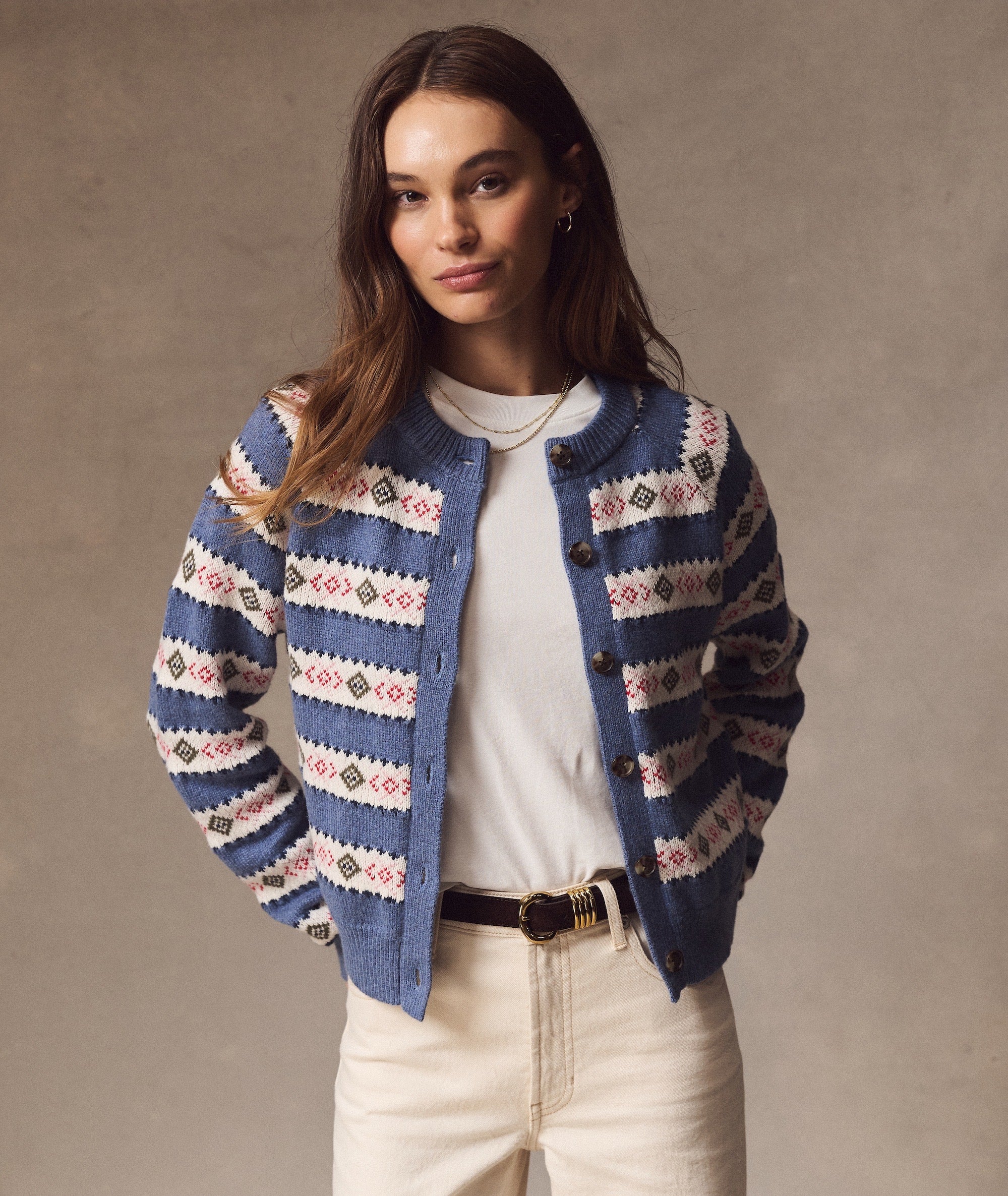 Fiorella Fair Isle Cardigan