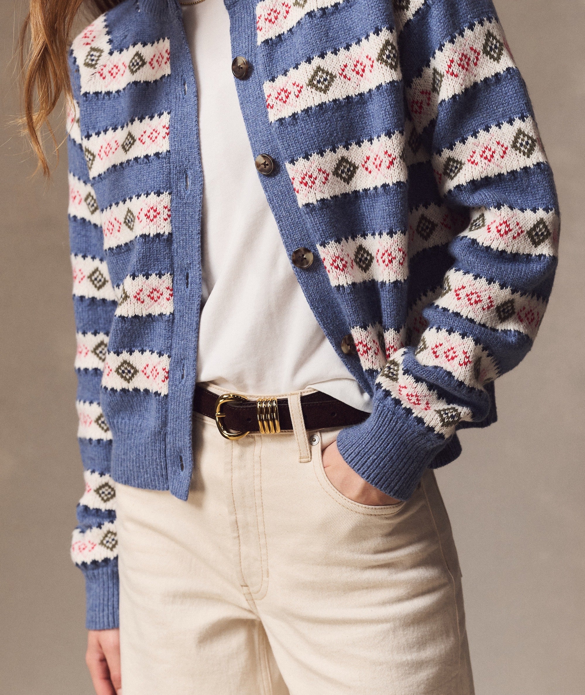 Fiorella Fair Isle Cardigan