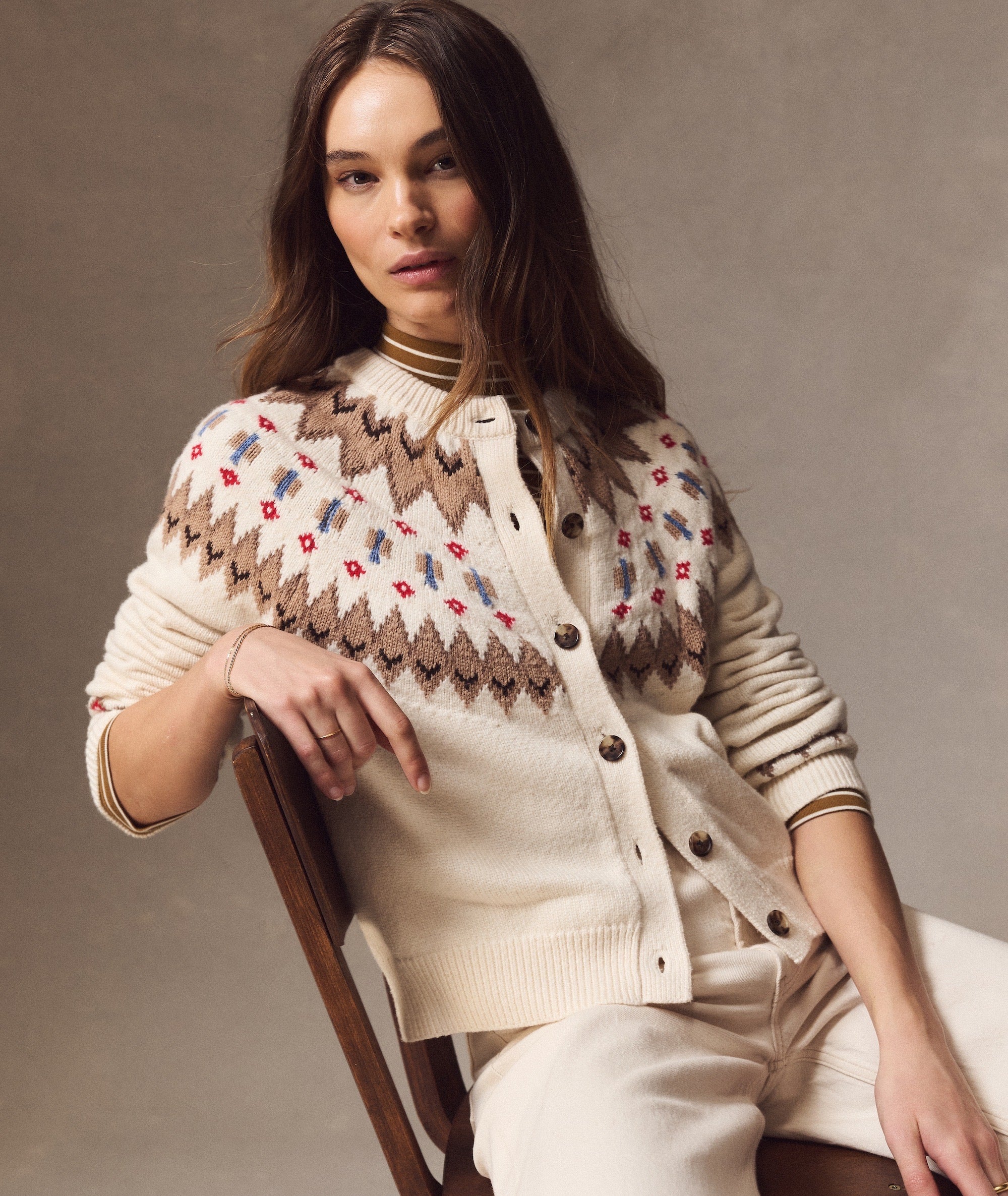 Fiorella Fair Isle Cardigan
