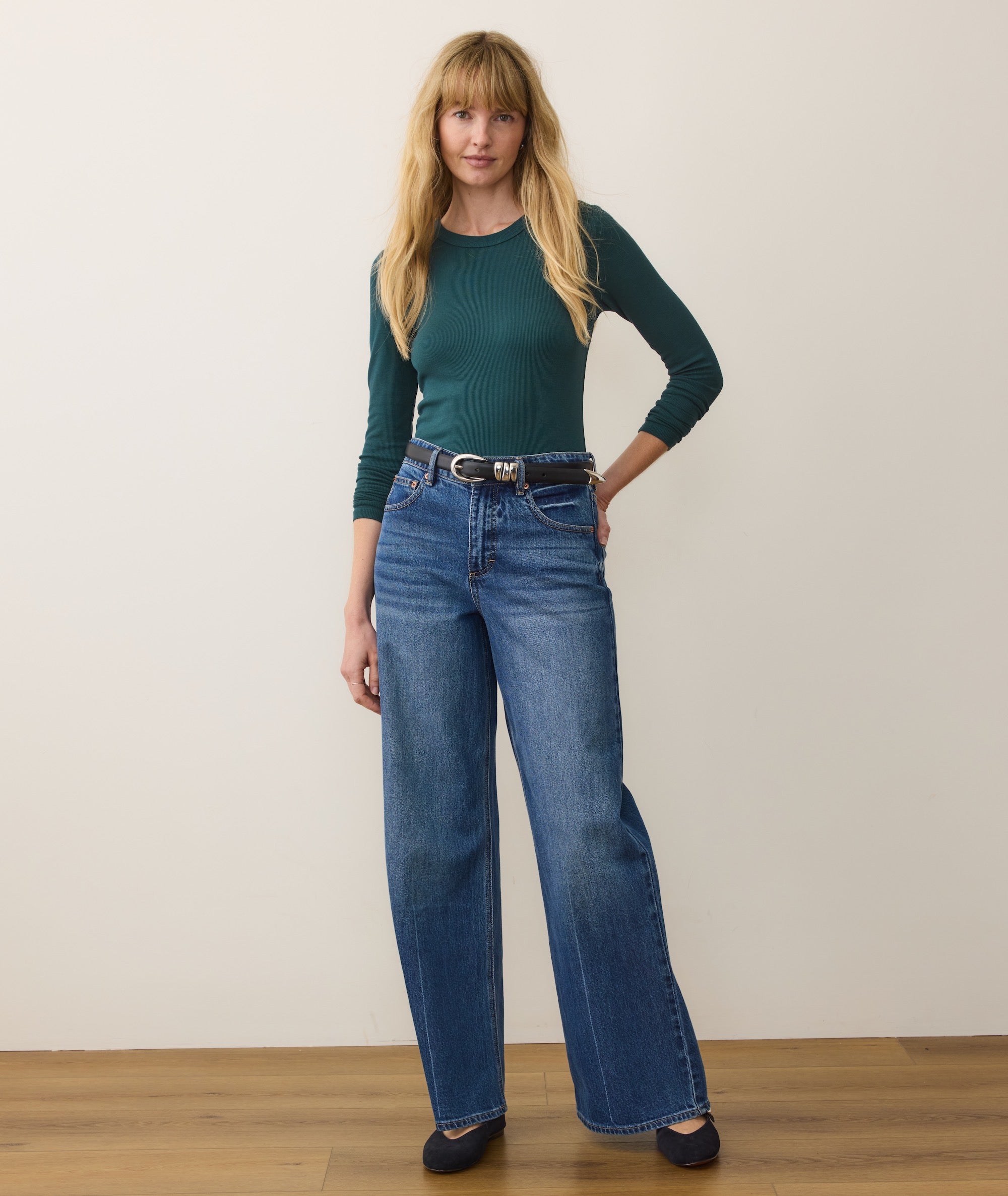 Lexi Rib Sun-In Longsleeve Crew Tee