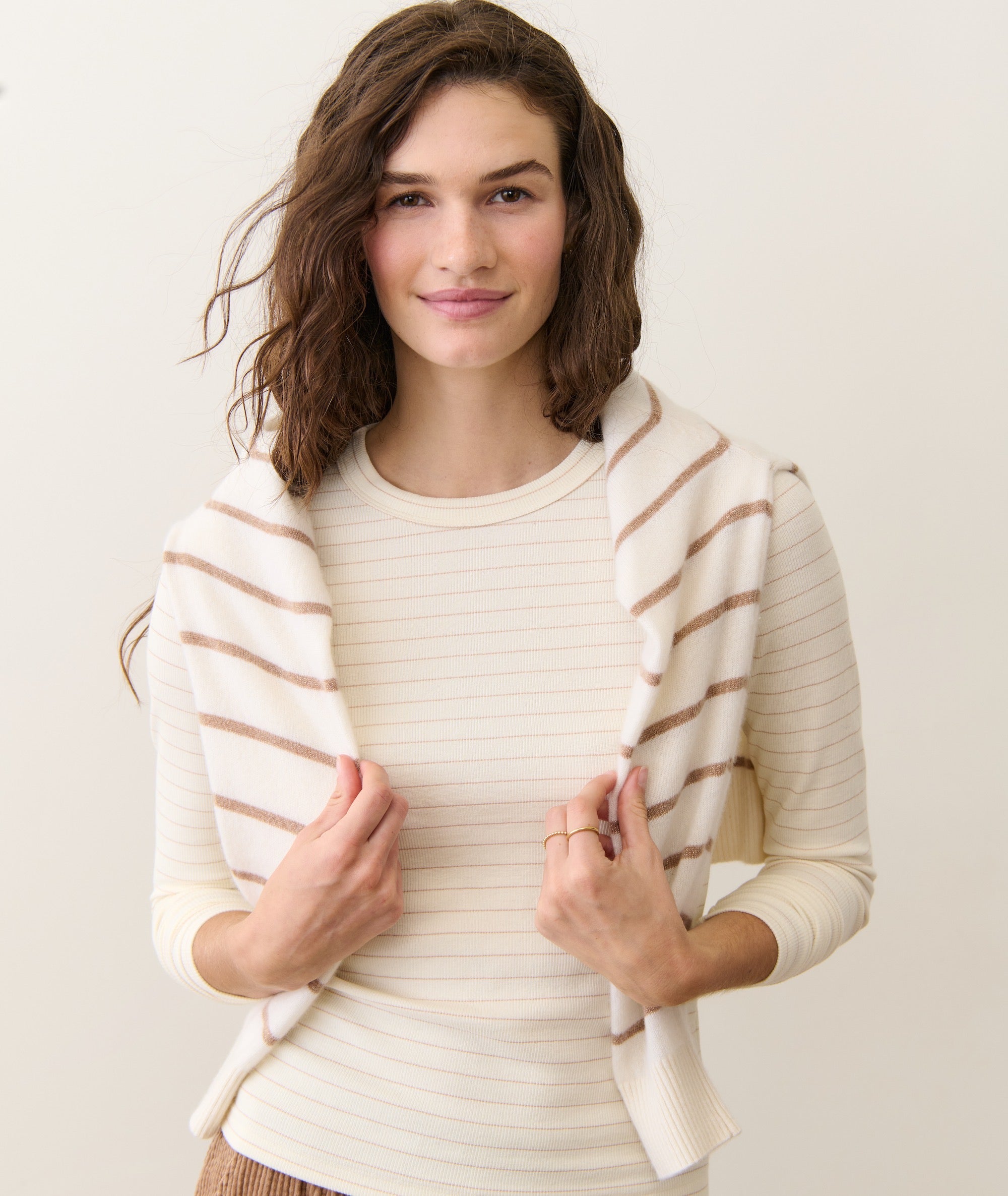 Lexi Rib Sun-In Longsleeve Crew Tee