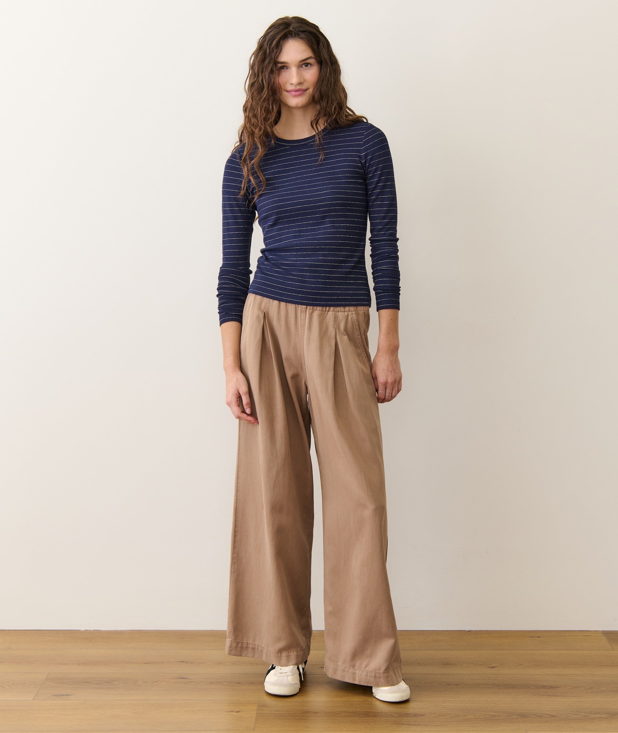 Lexi Rib Sun-In Longsleeve Crew Tee