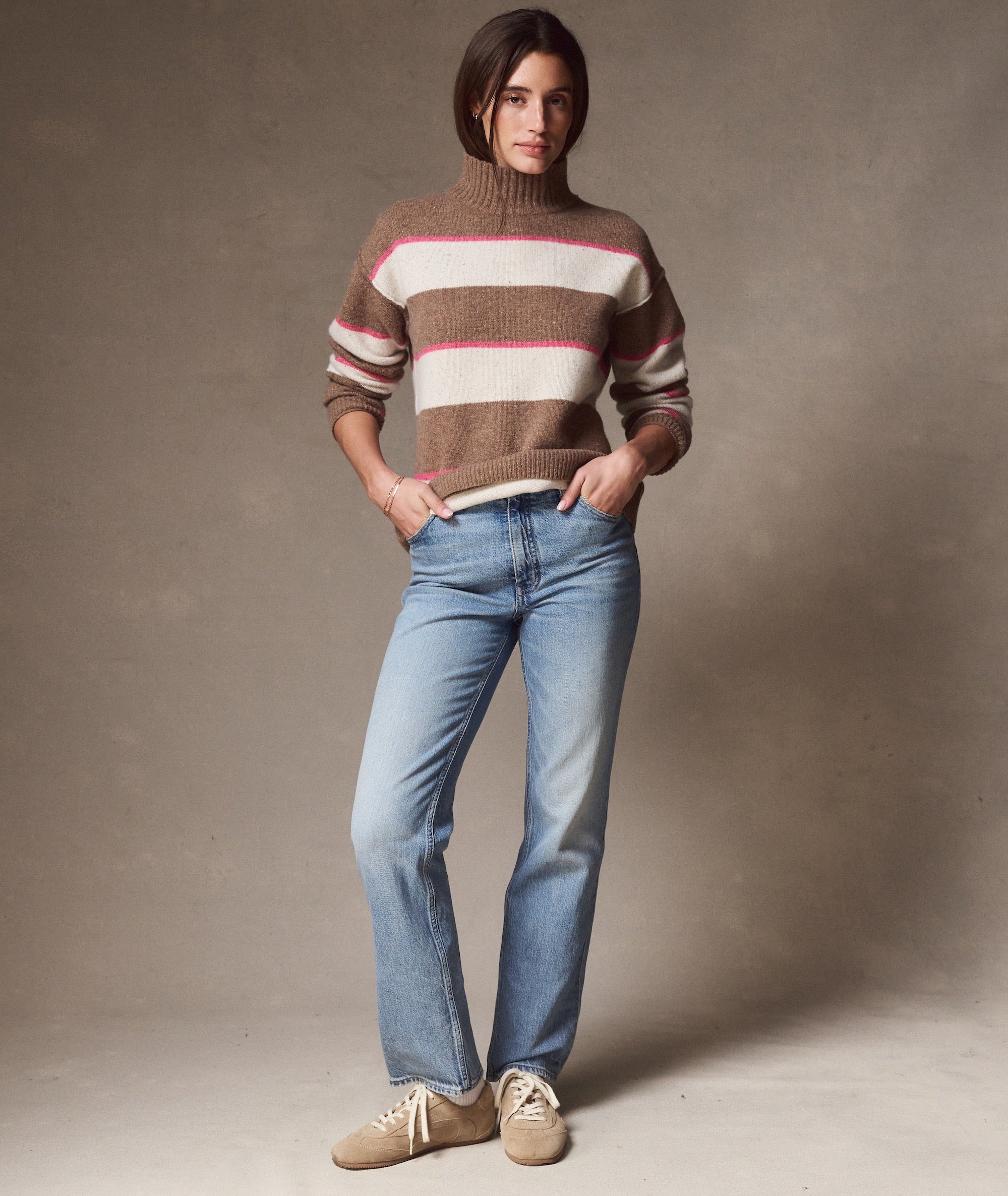 Coastal Merino Turtleneck Sweater