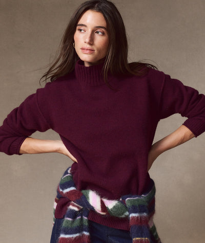 Coastal Merino Turtleneck Sweater
