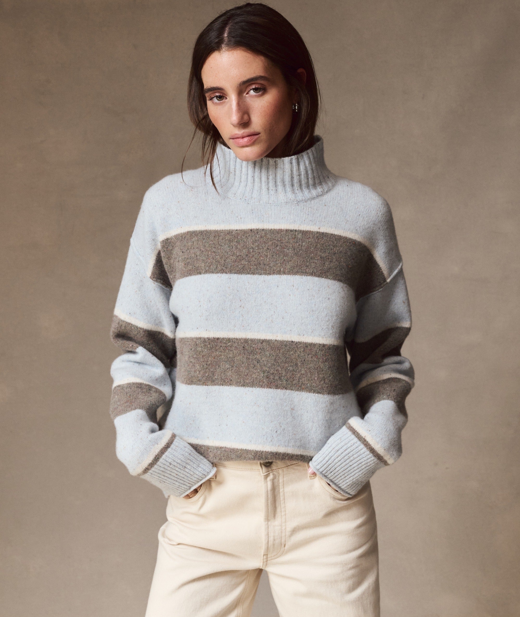 Coastal Merino Turtleneck Sweater