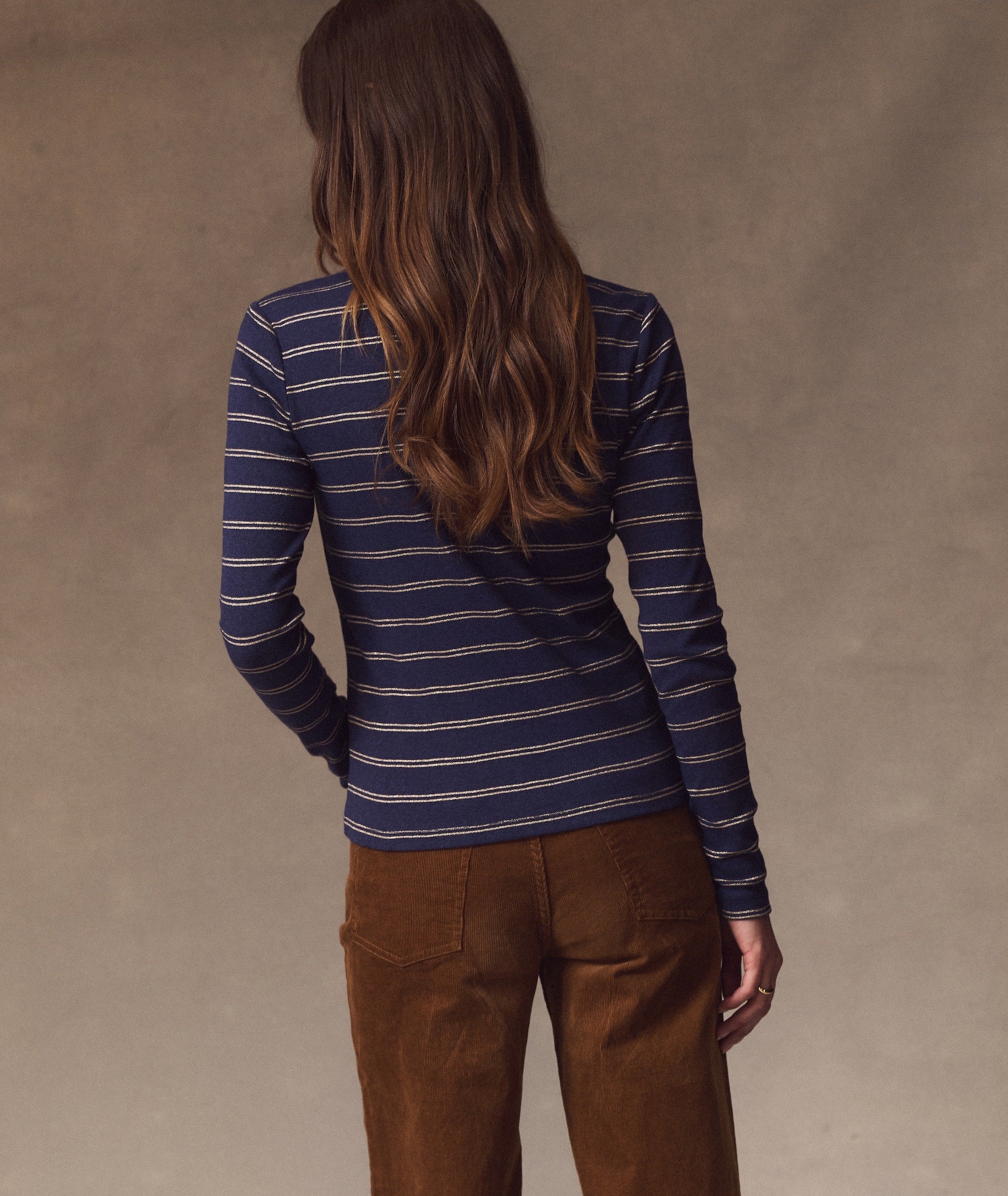 Mini Rib Long Sleeve Crew Tee