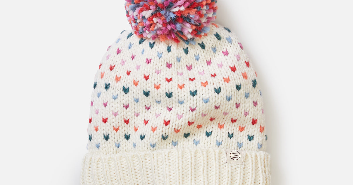 Rainbow Pom Beanie – Marine Layer display picture 2