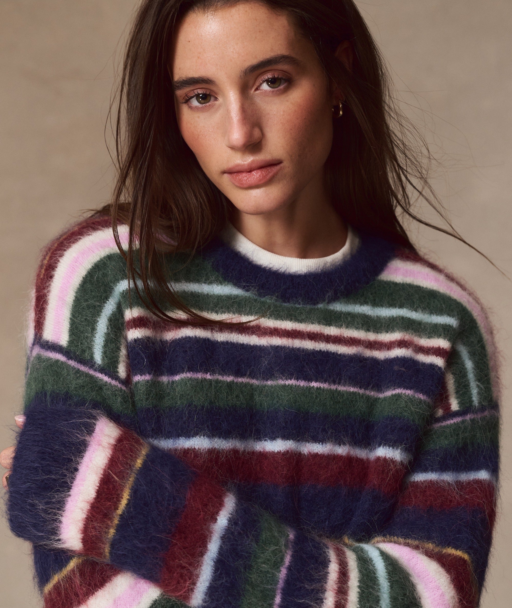 Suri Alpaca Crewneck Sweater
