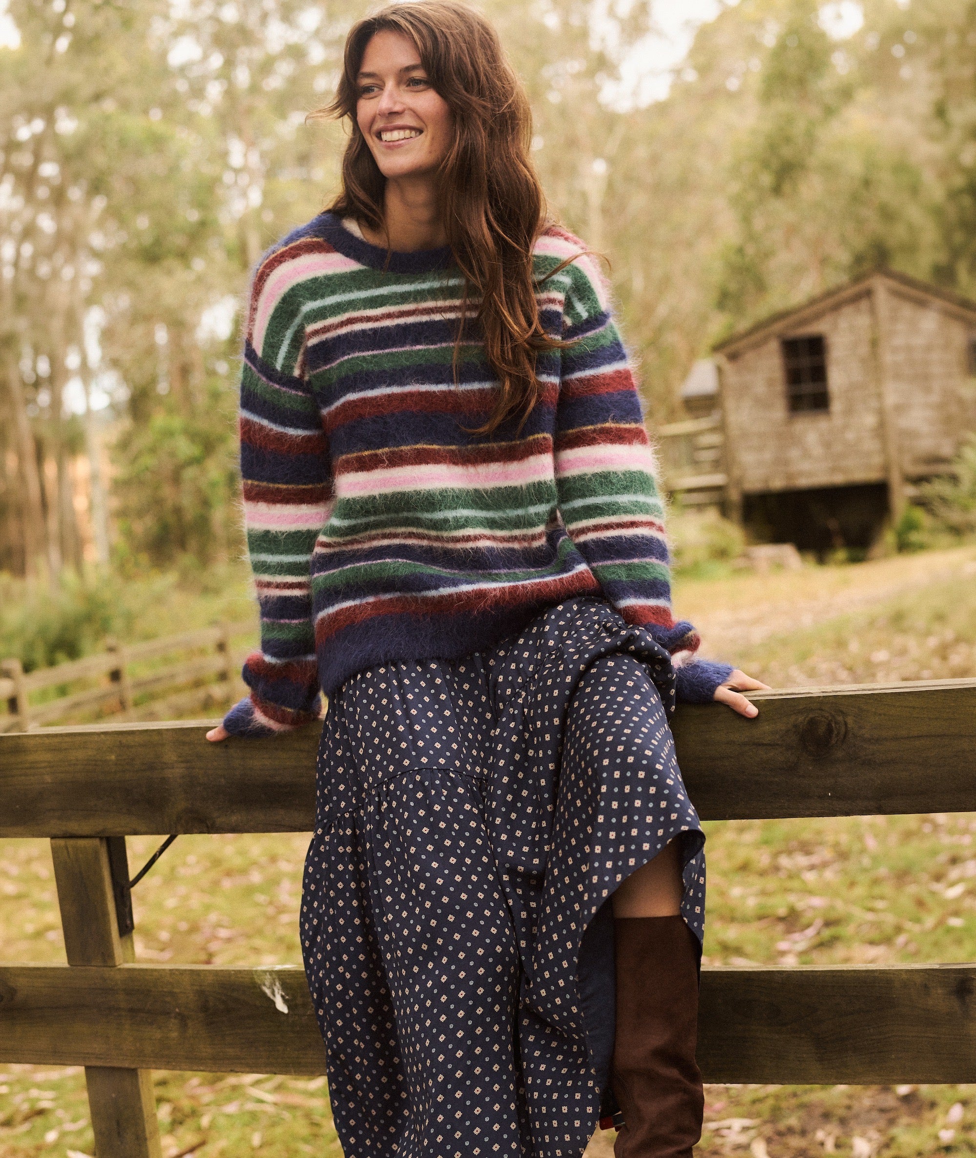 Suri Alpaca Crewneck Sweater