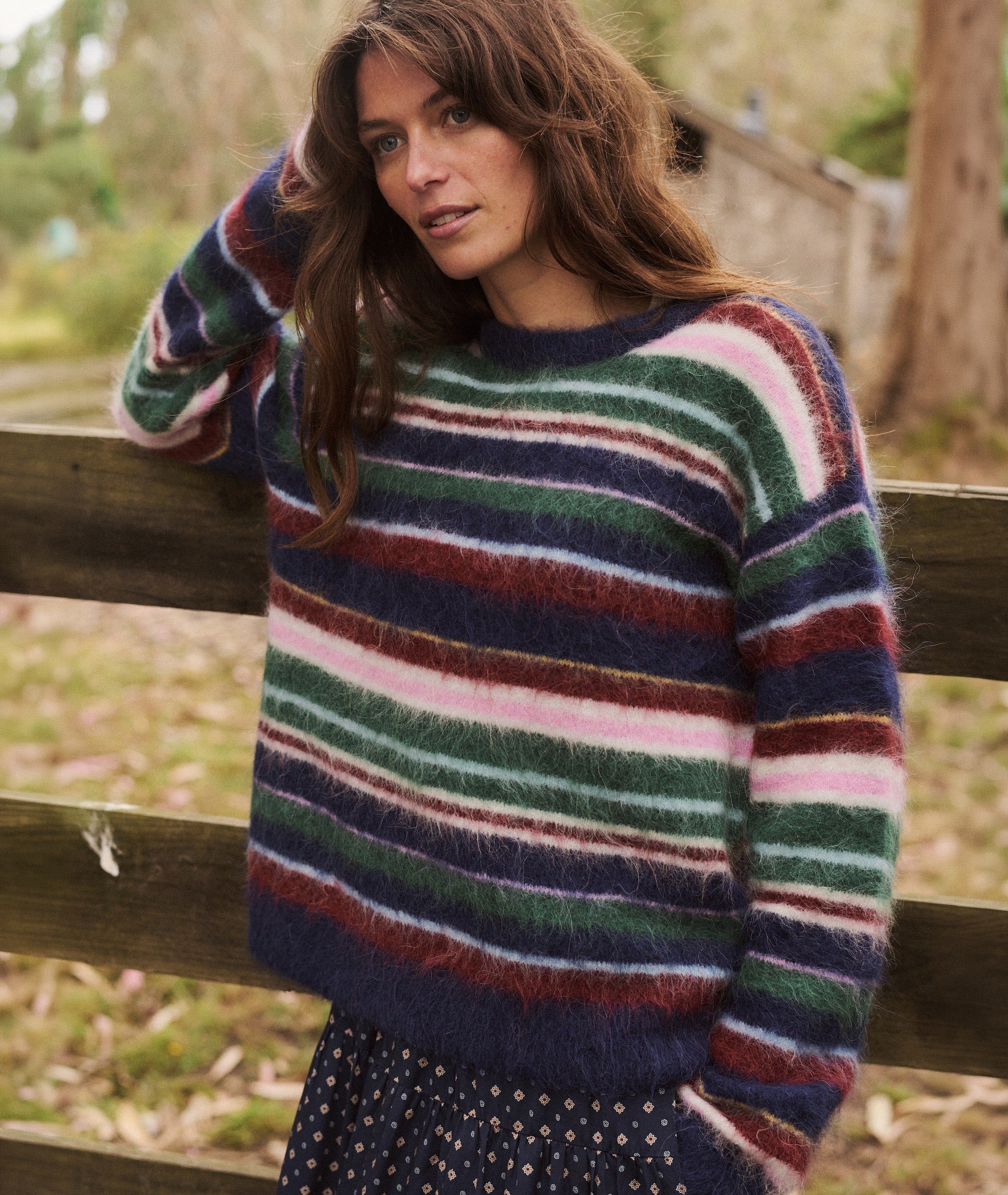 Suri Alpaca Crewneck Sweater