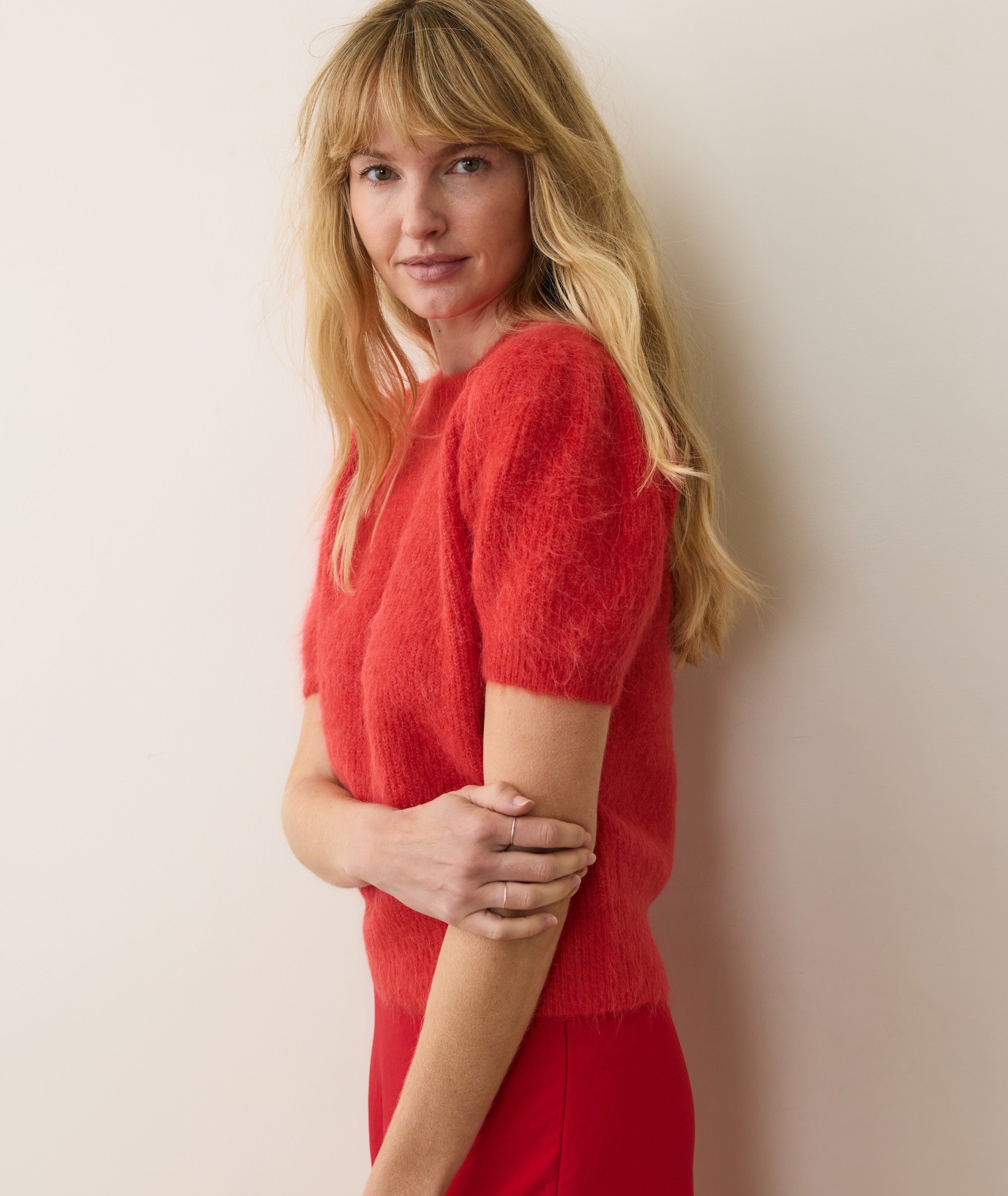 Suri Alpaca Puff Sleeve Sweater