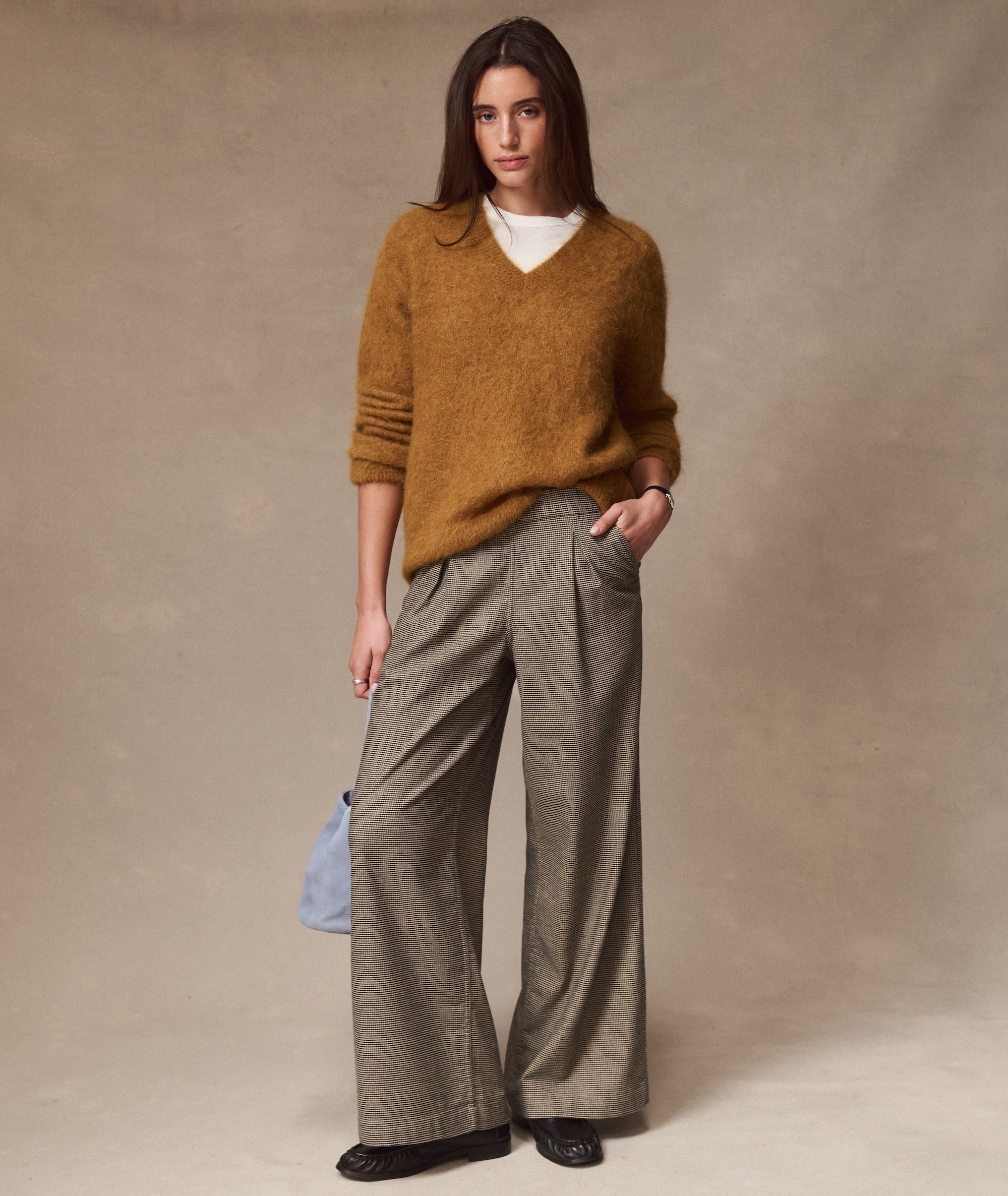 Suri Alpaca V-Neck Sweater