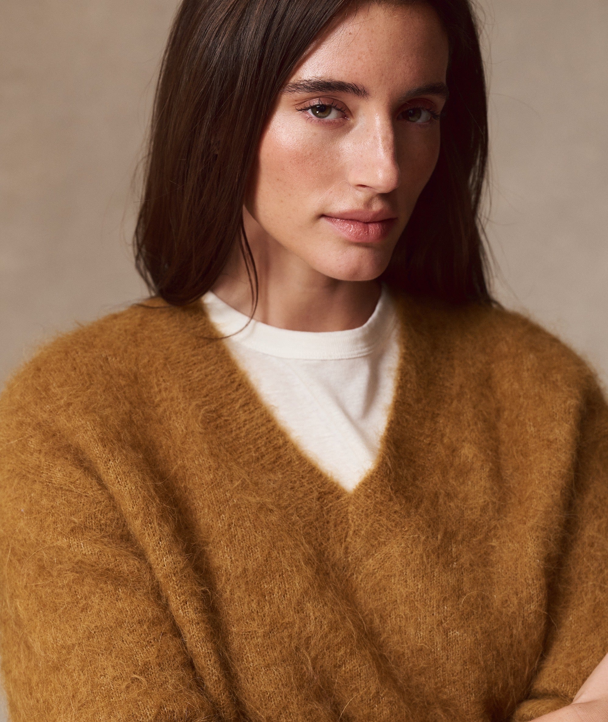 Suri Alpaca V-Neck Sweater