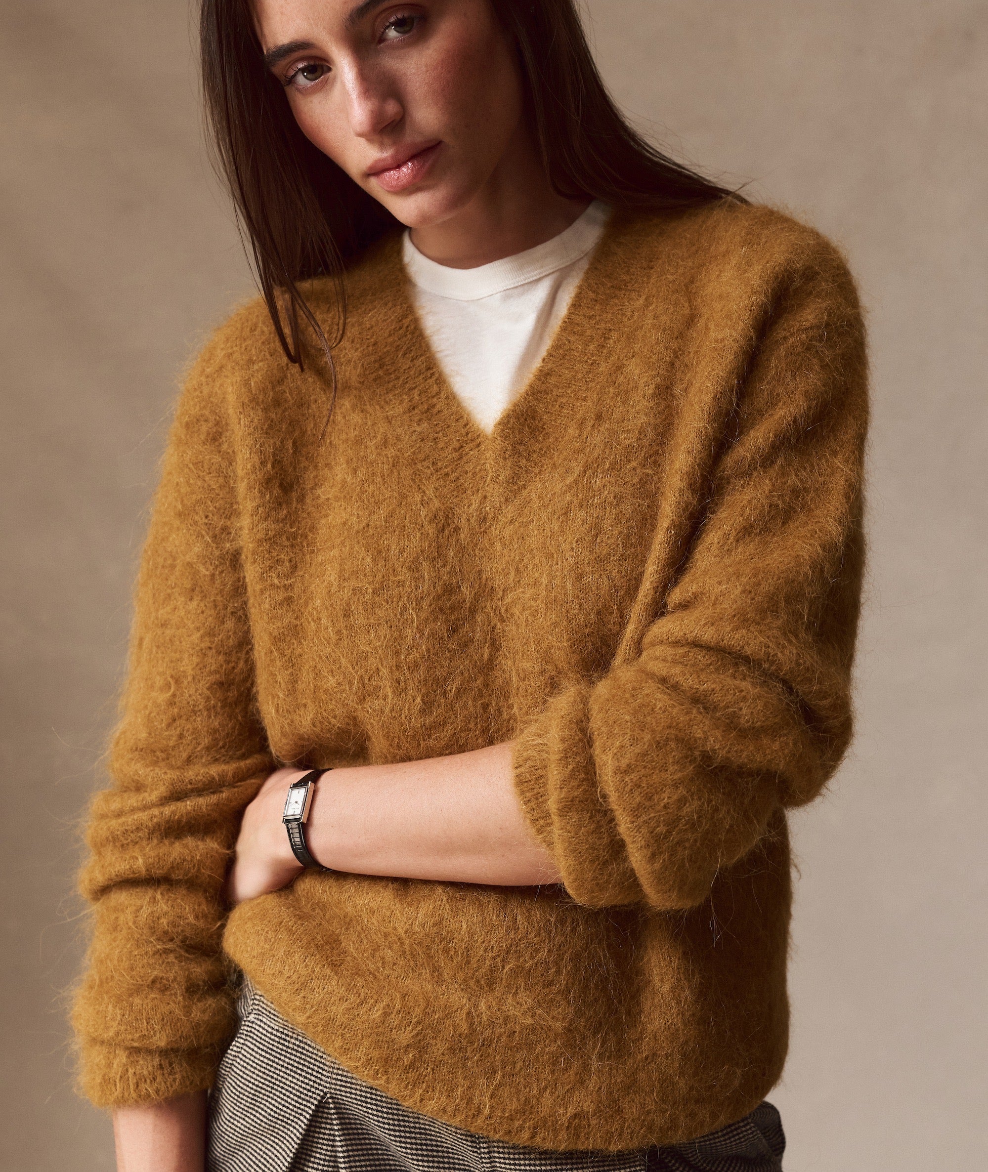 Suri Alpaca V-Neck Sweater
