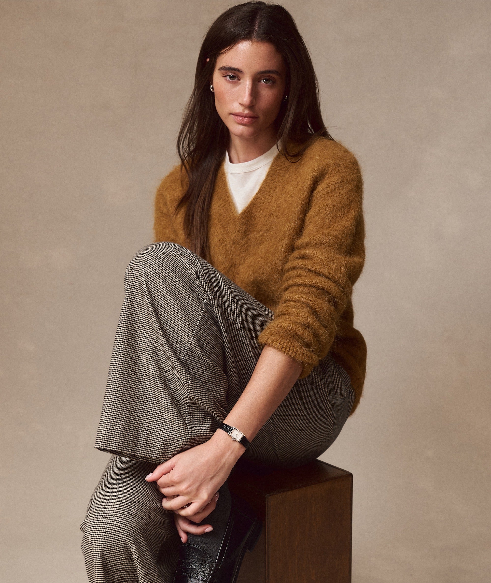 Suri Alpaca V-Neck Sweater