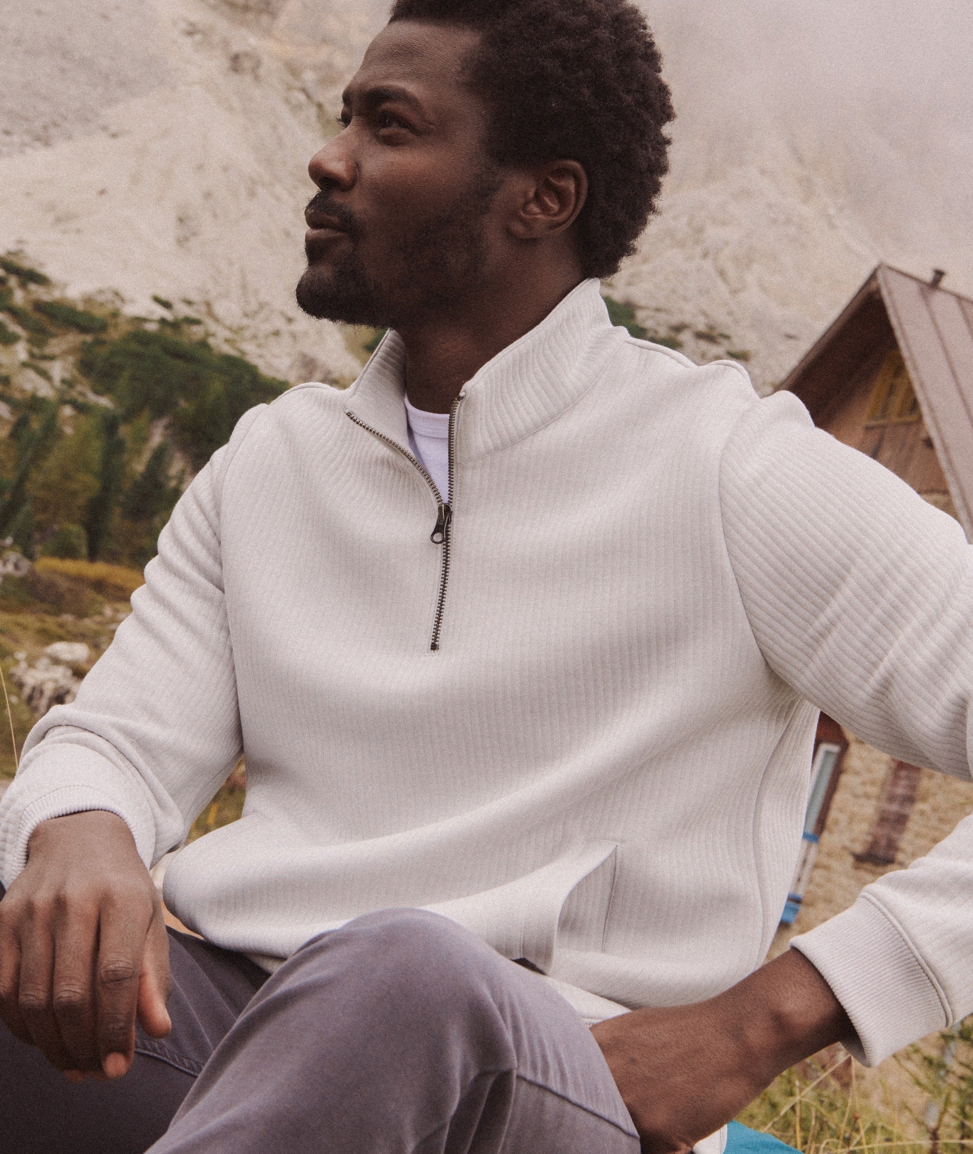 Corbet Quilted Quarter Zip