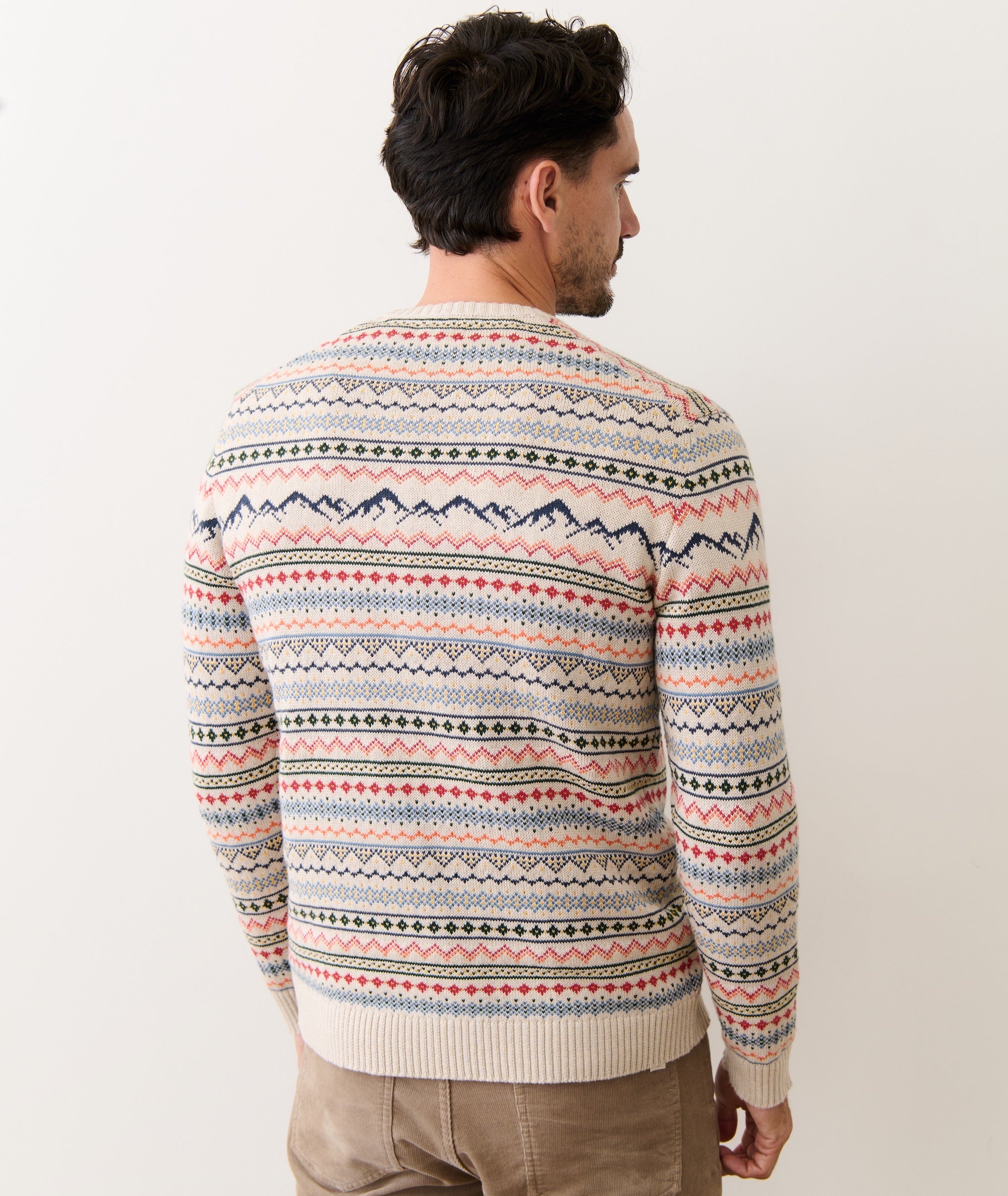 California Fair Isle Crew Sweater