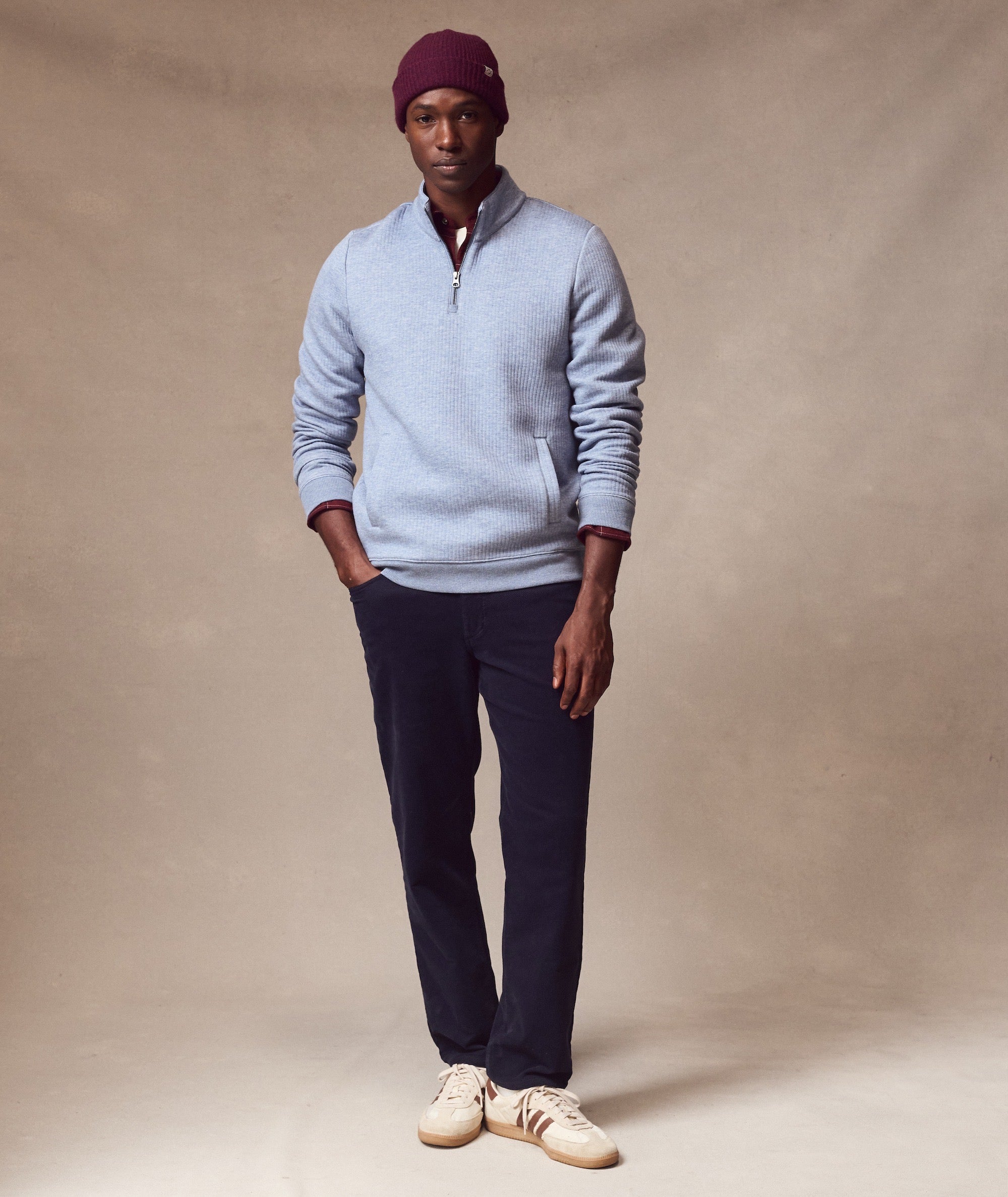 Corbet Quilted Quarter Zip