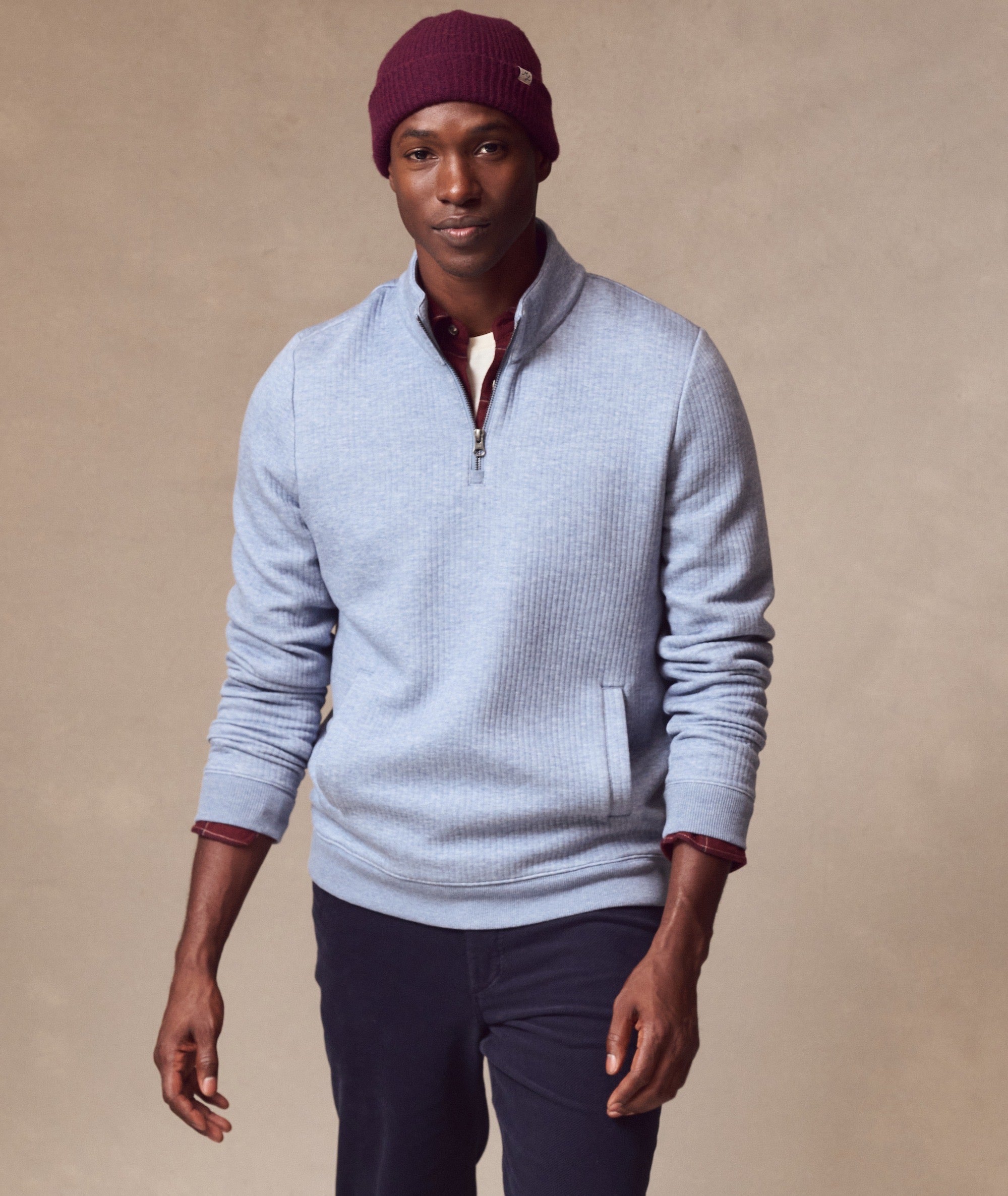 Corbet Quilted Quarter Zip