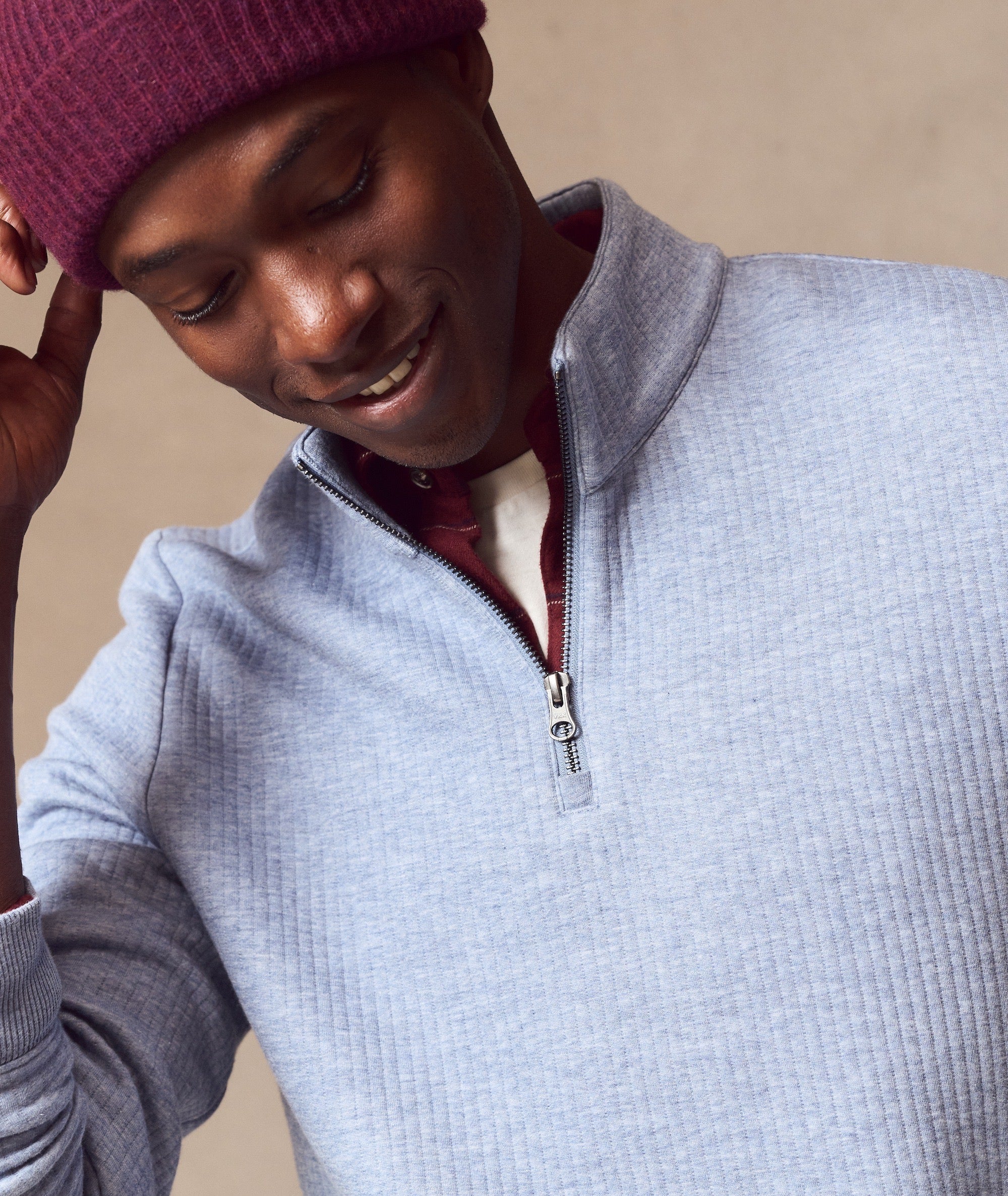 Corbet Quilted Quarter Zip
