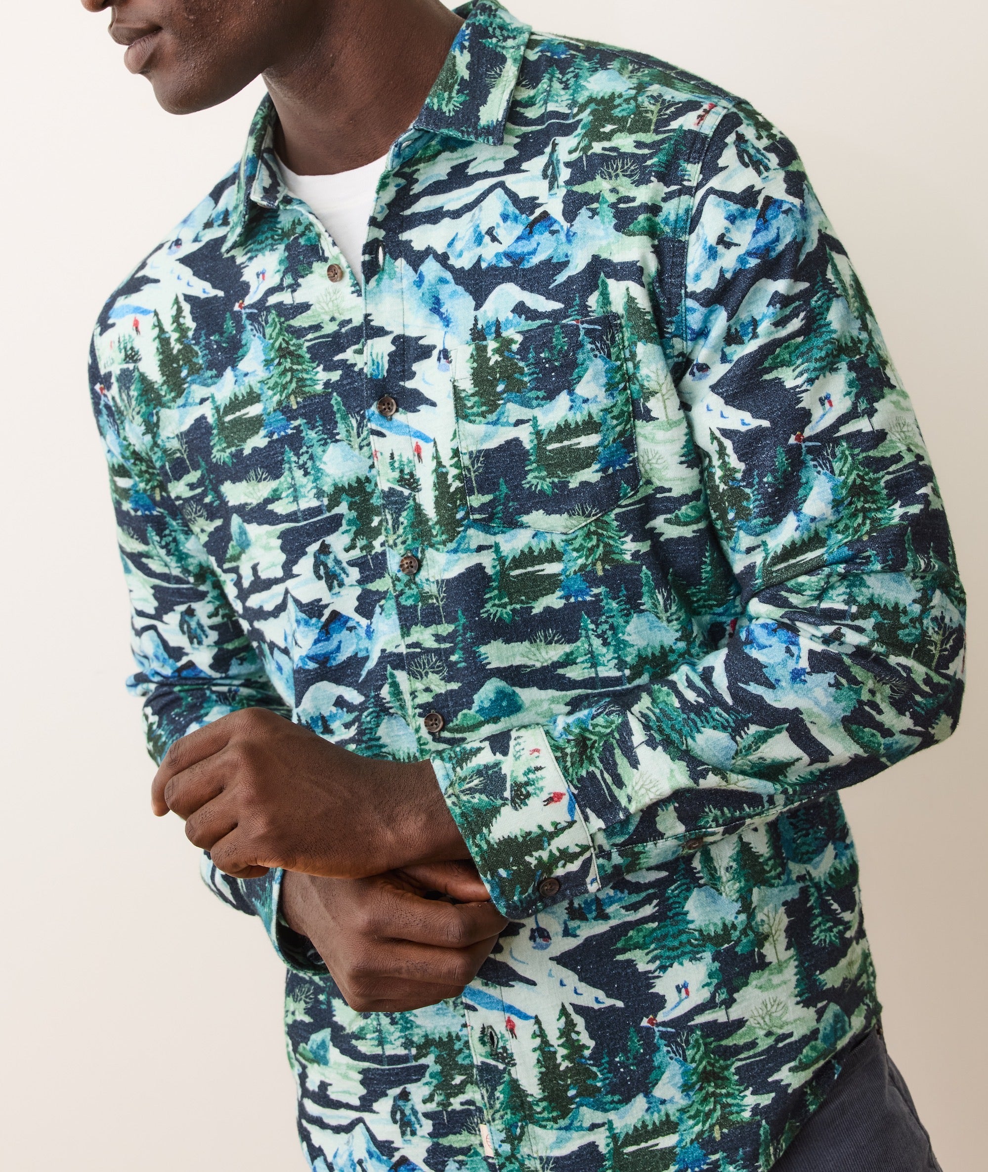 Tahoe Fresh Tracks Flannel Shirt