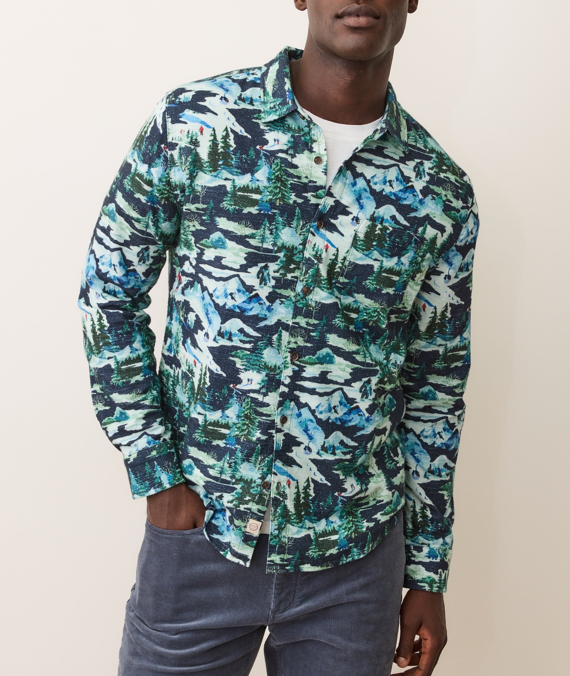 Tahoe Fresh Tracks Flannel Shirt