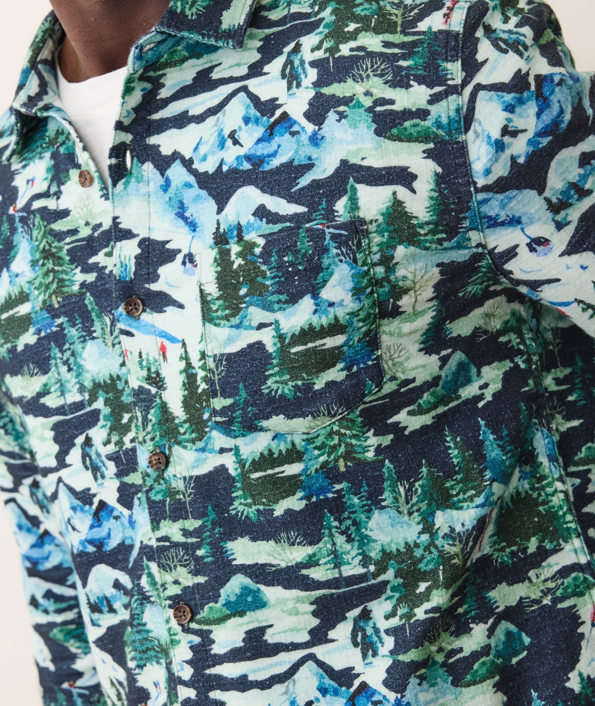 Tahoe Fresh Tracks Flannel Shirt