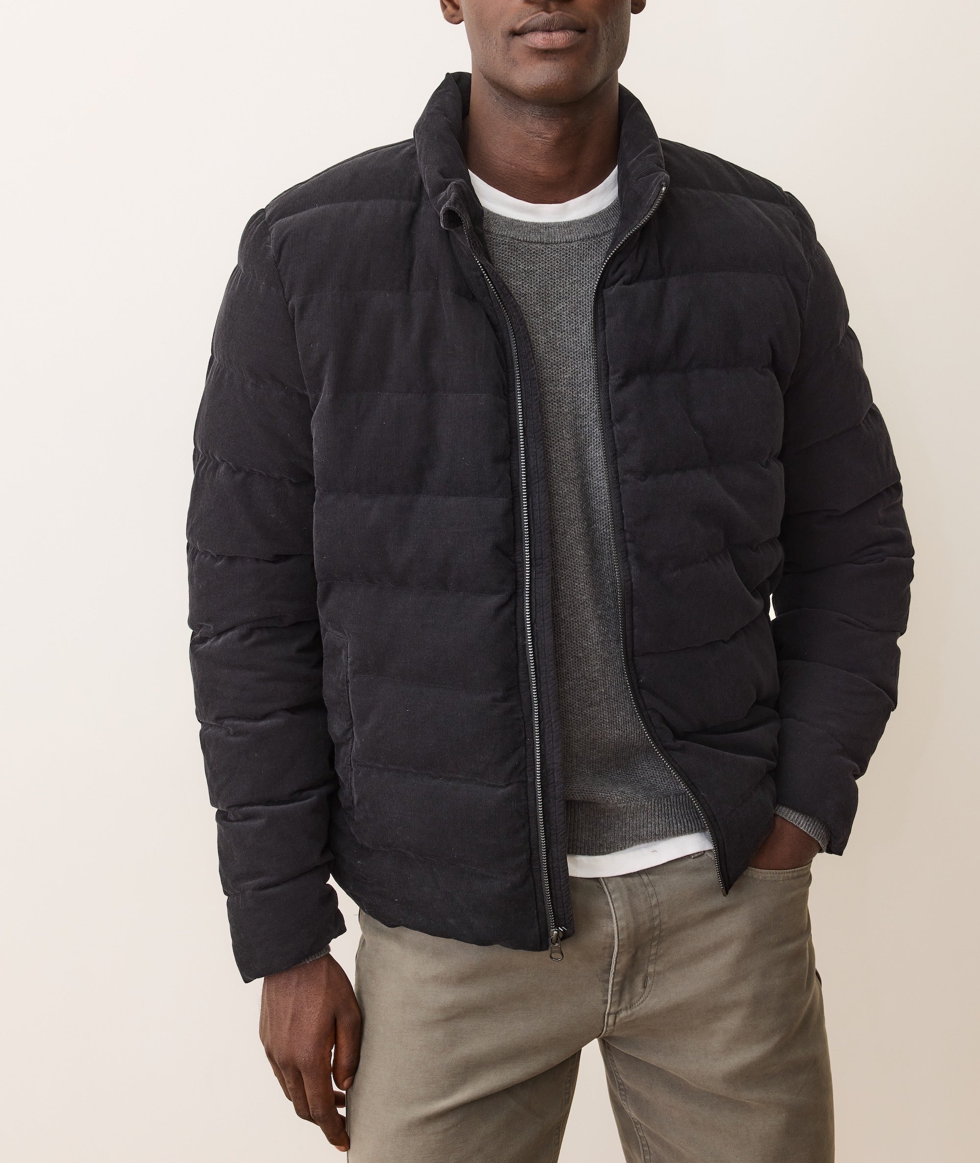 Palisades Cord Puffer Jacket