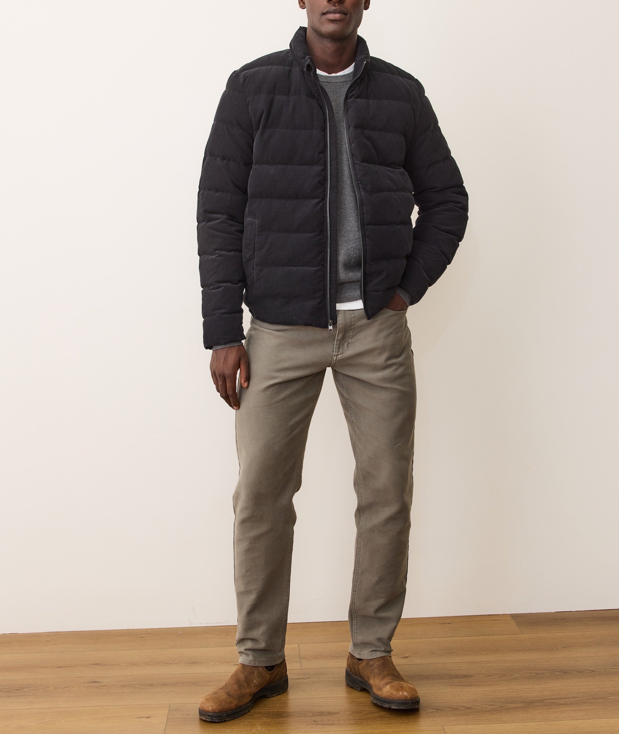 Palisades Cord Puffer Jacket