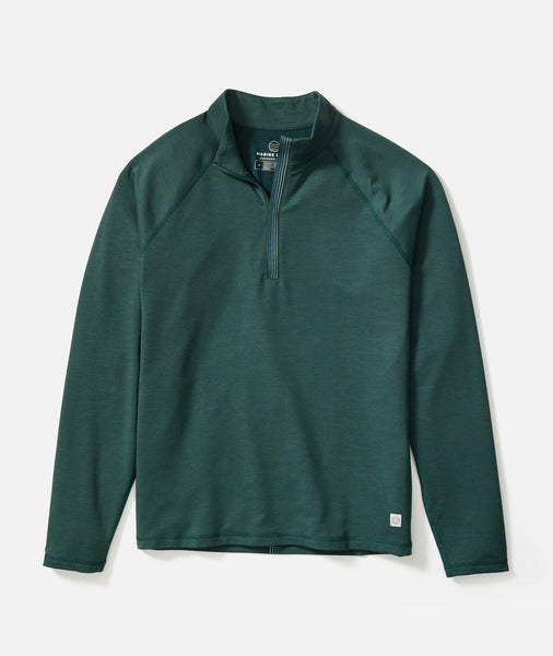 Second/Layer ニットポロ M Double Knit Active Quarter Zip – Marine Layer