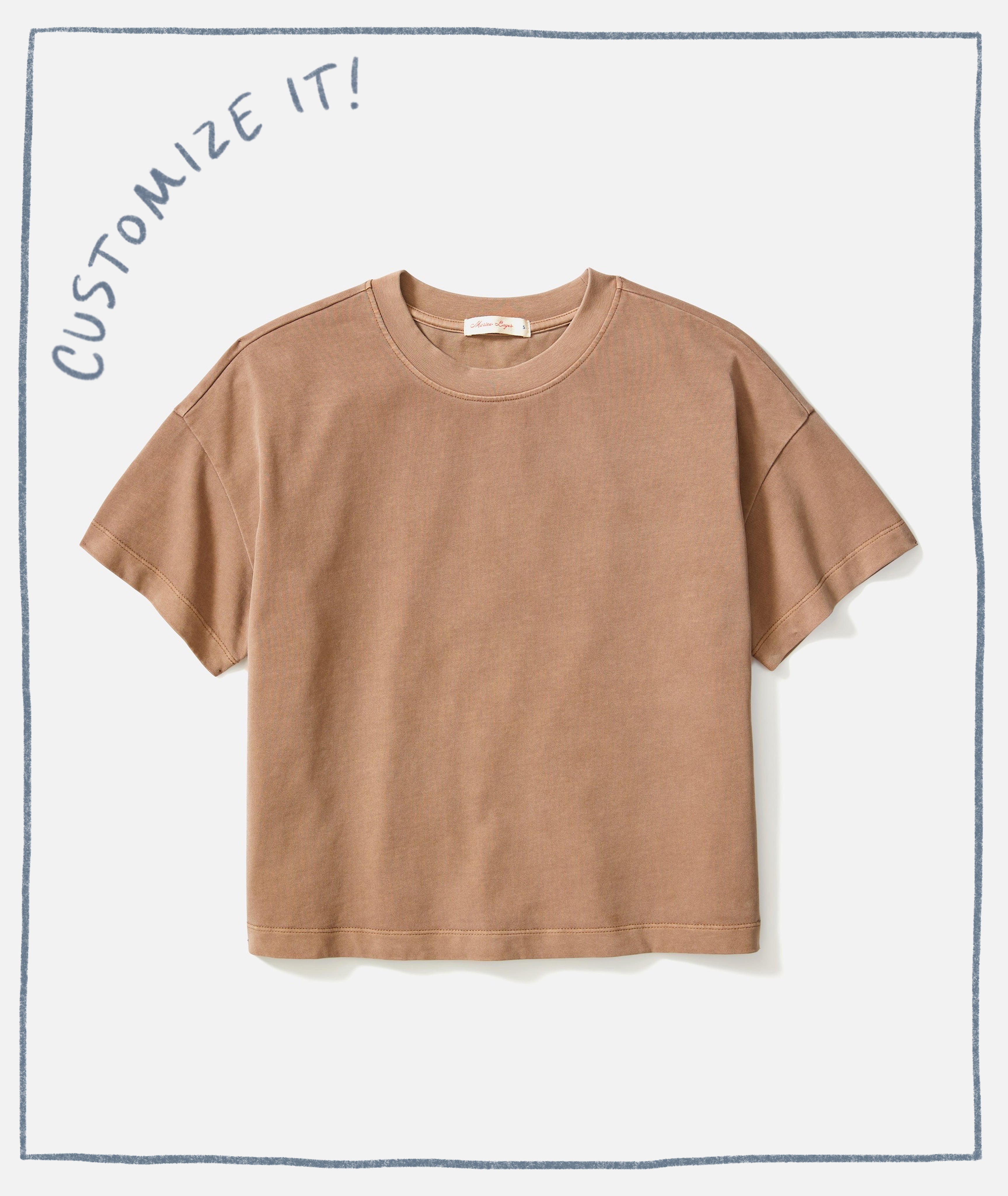 Luxe Sueded Tee