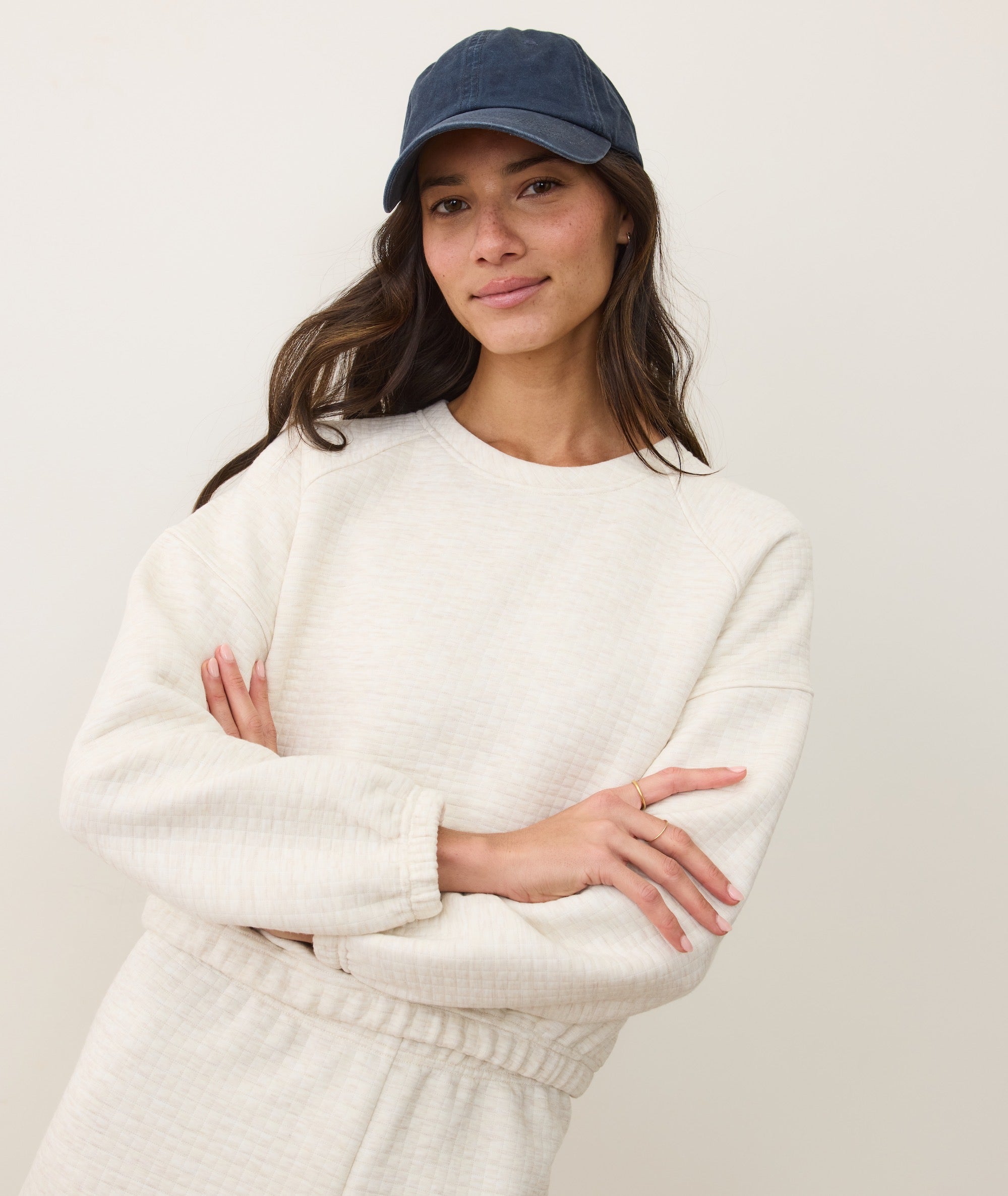 Corbet Quilted Crewneck