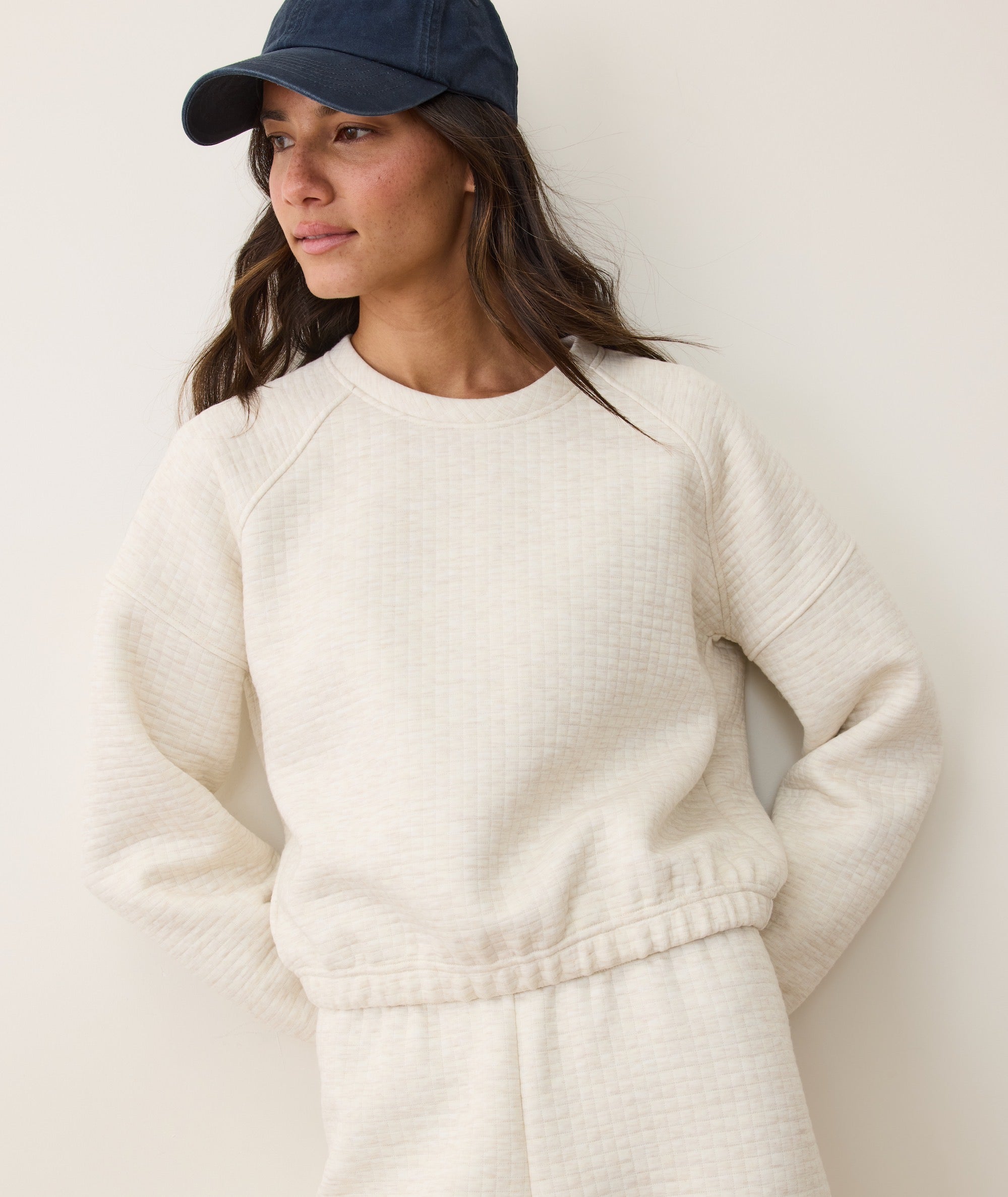 Corbet Quilted Crewneck