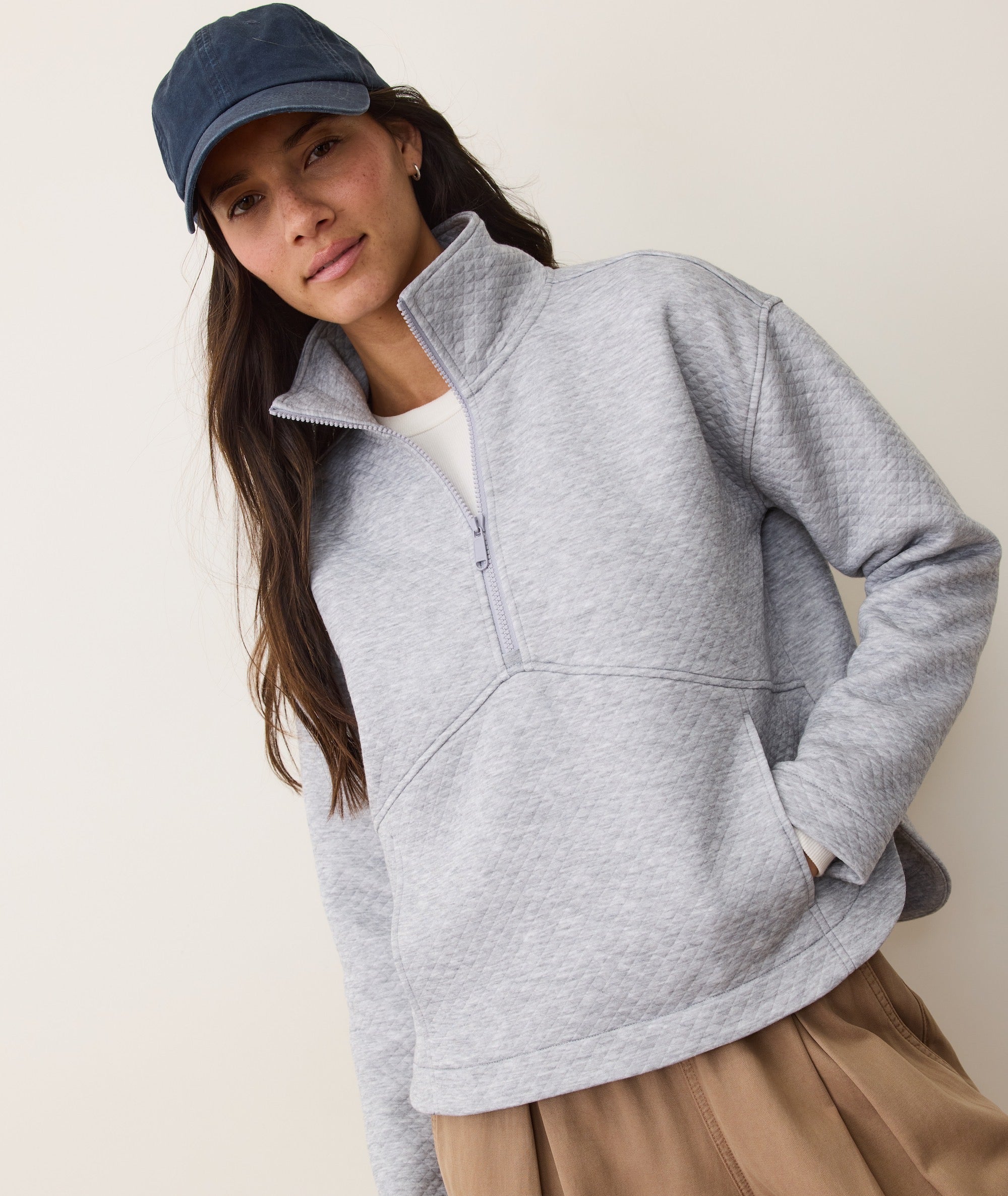 Corbet Quilted Half Zip