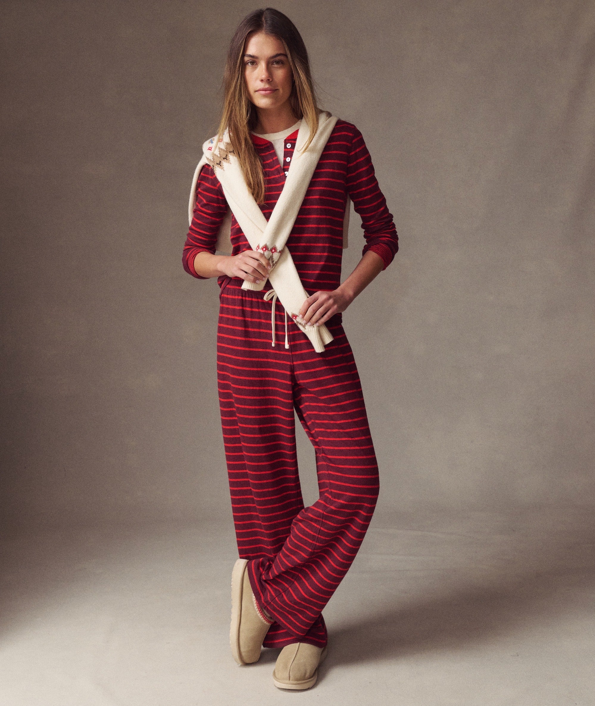 Double Knit Wide Leg Pant