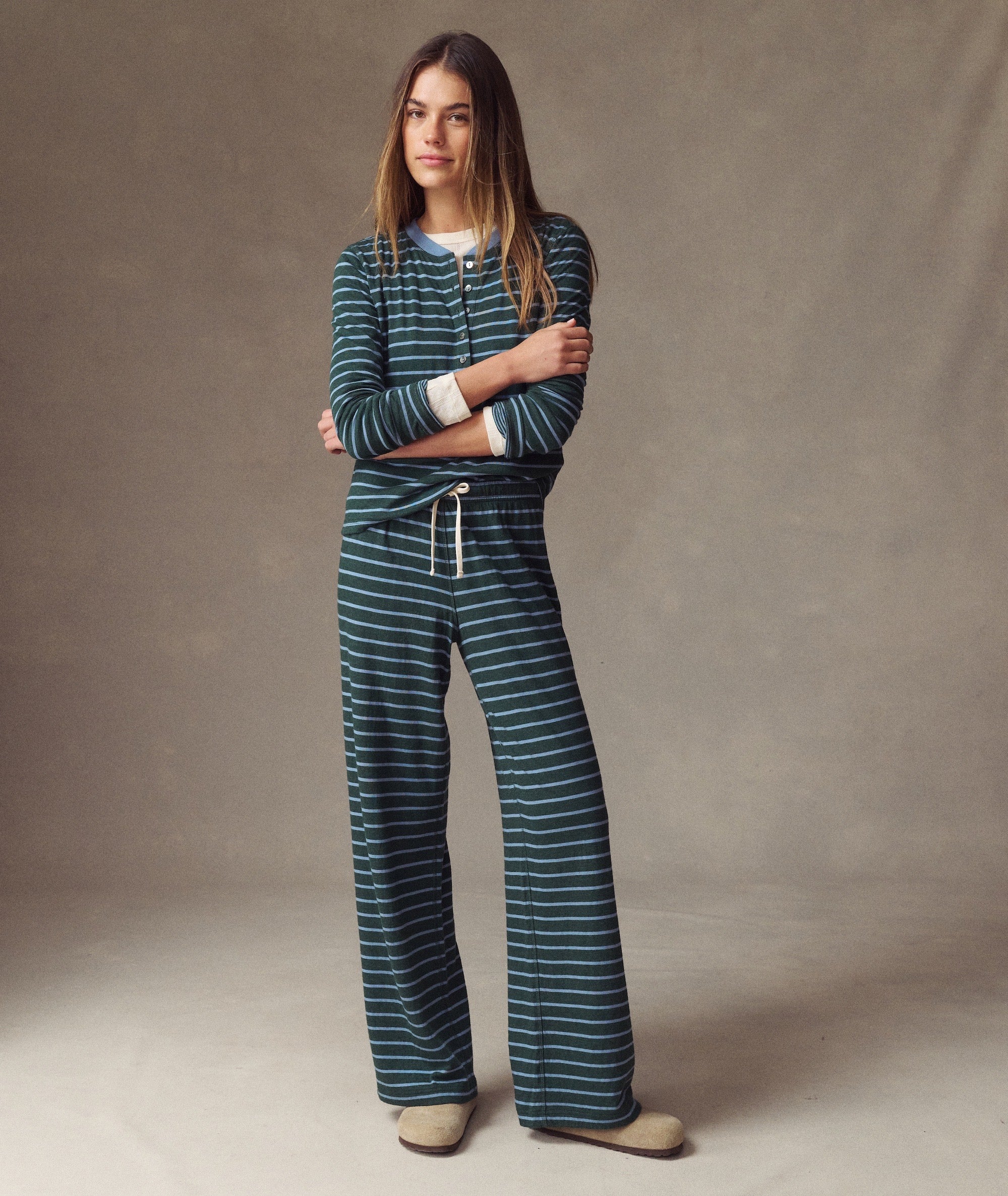 Double Knit Wide Leg Pant