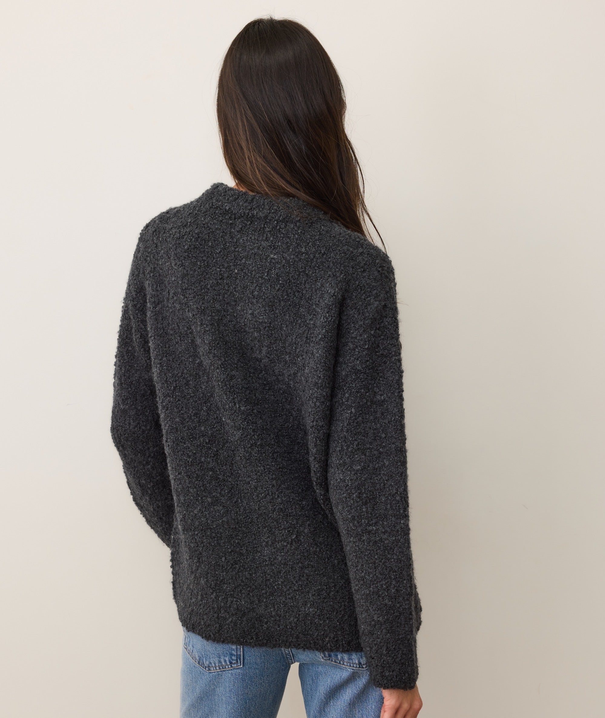 Elena Bouclé Oversized Sweater