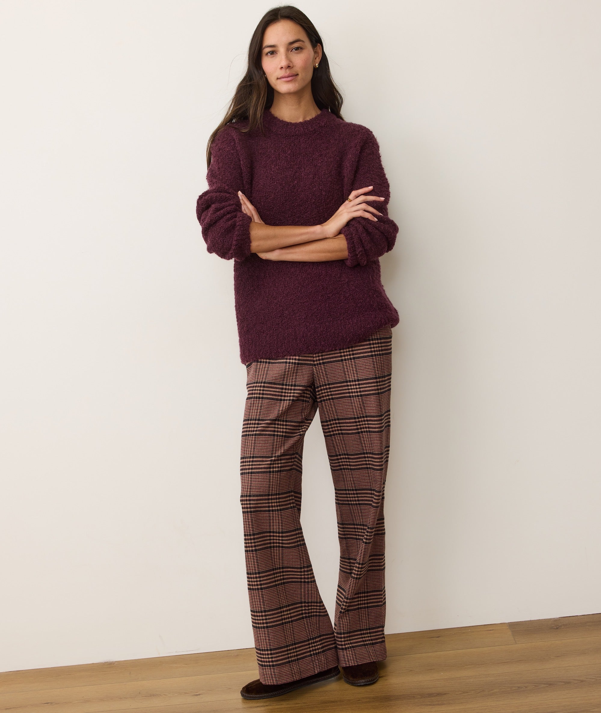 Elena Bouclé Oversized Sweater