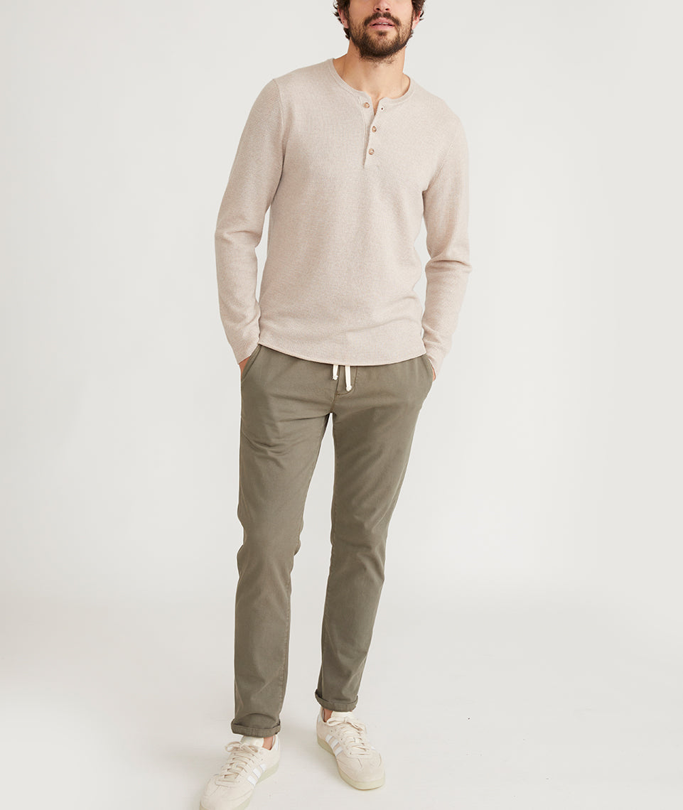 Merino Blend Sweater Henley – Marine Layer