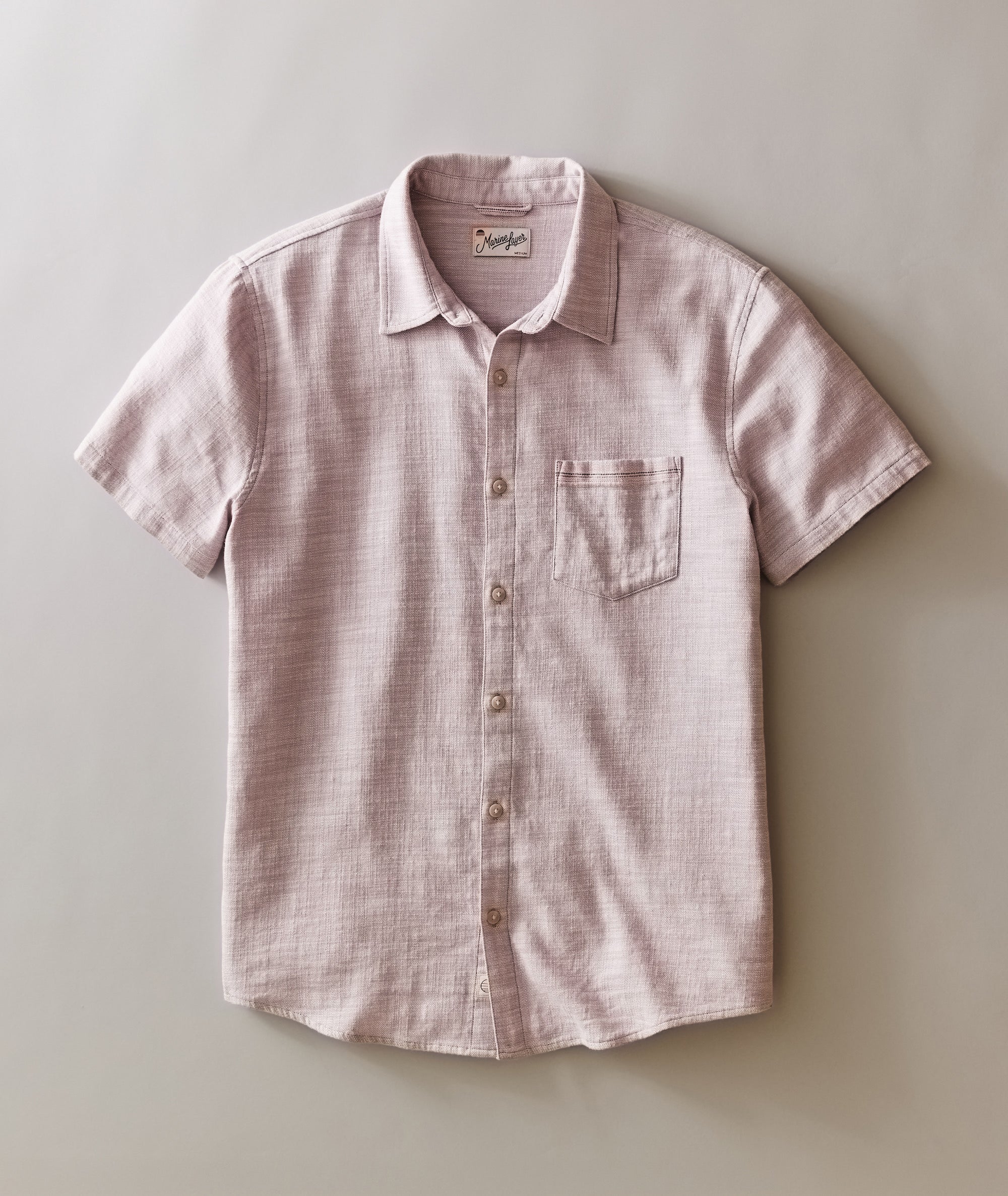 Stretch Selvage Short Sleeve Shirt