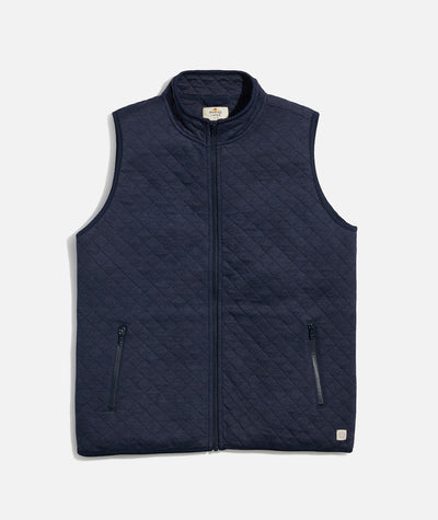 Men's Corbet Full Zip Vest in Navy