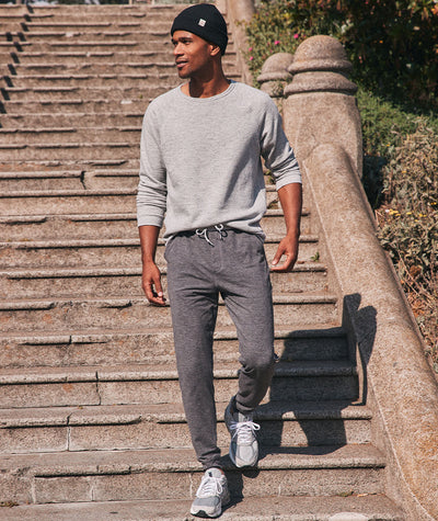 Men's Sport Jogger in Heather Grey
