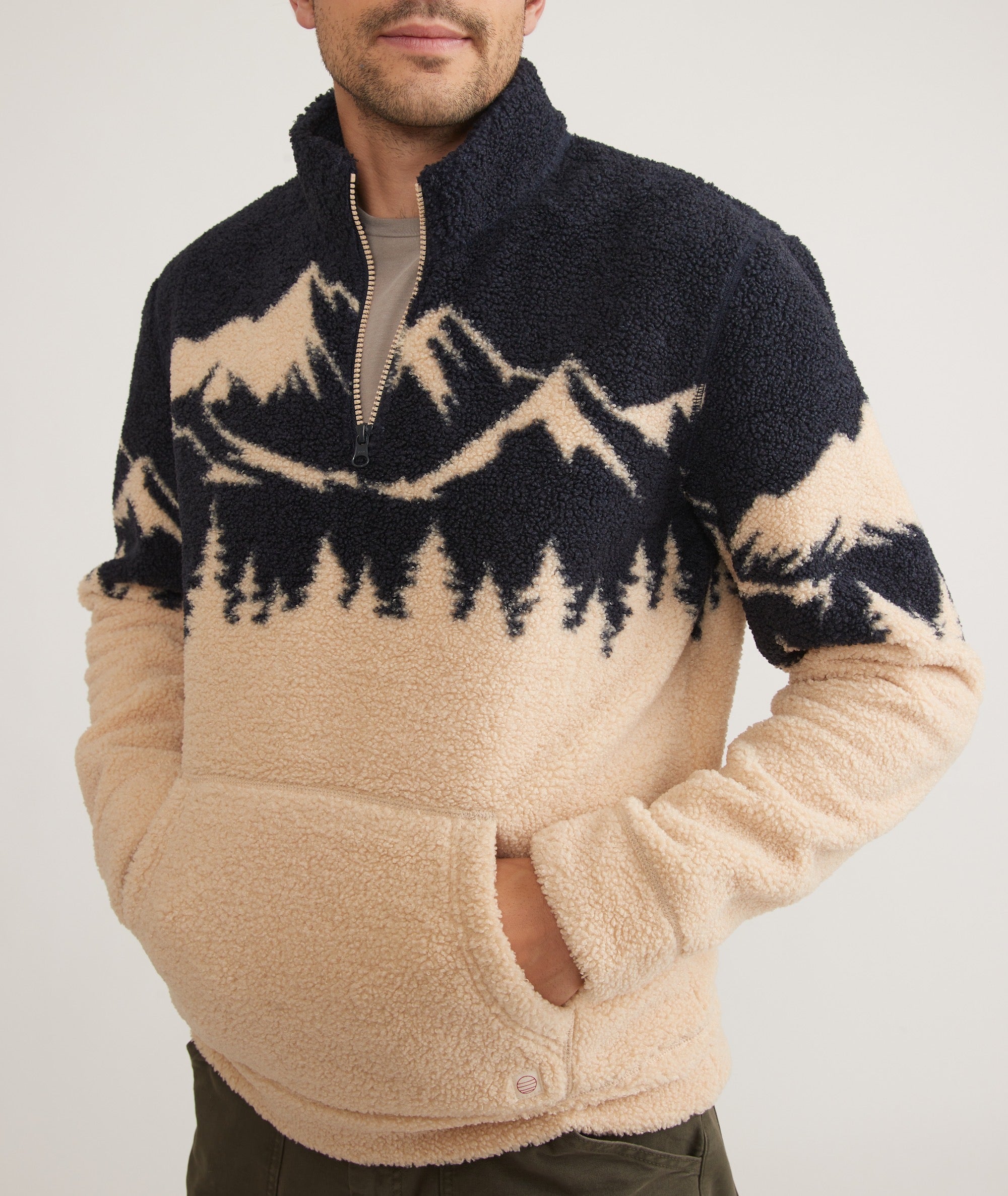 Blank online sherpa pullover