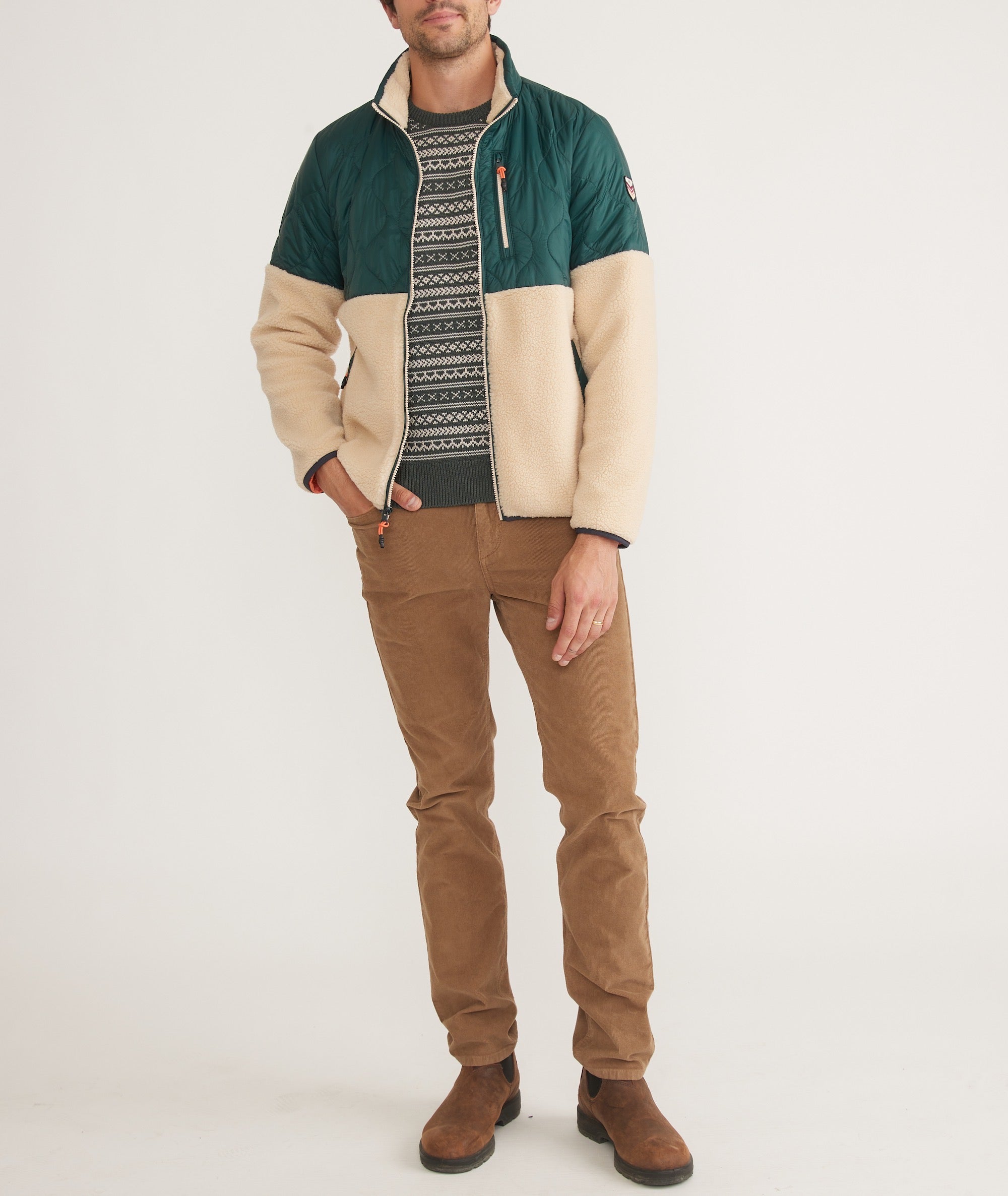 Archive Bariloche Sherpa Jacket Marine Layer
