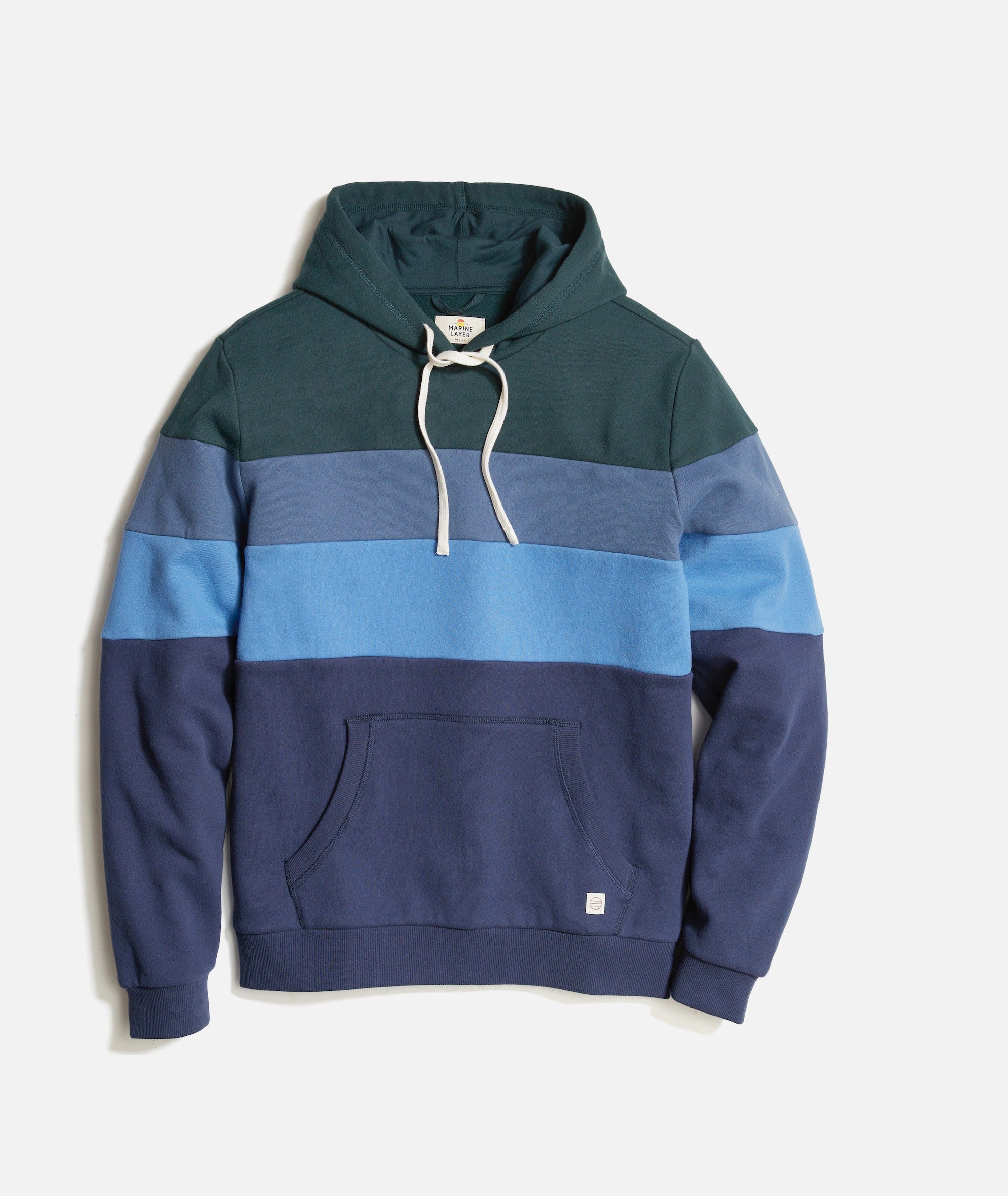 Colorblock Purple Custom Cut & Sew Colorblock Hoodie – Marine Layer
