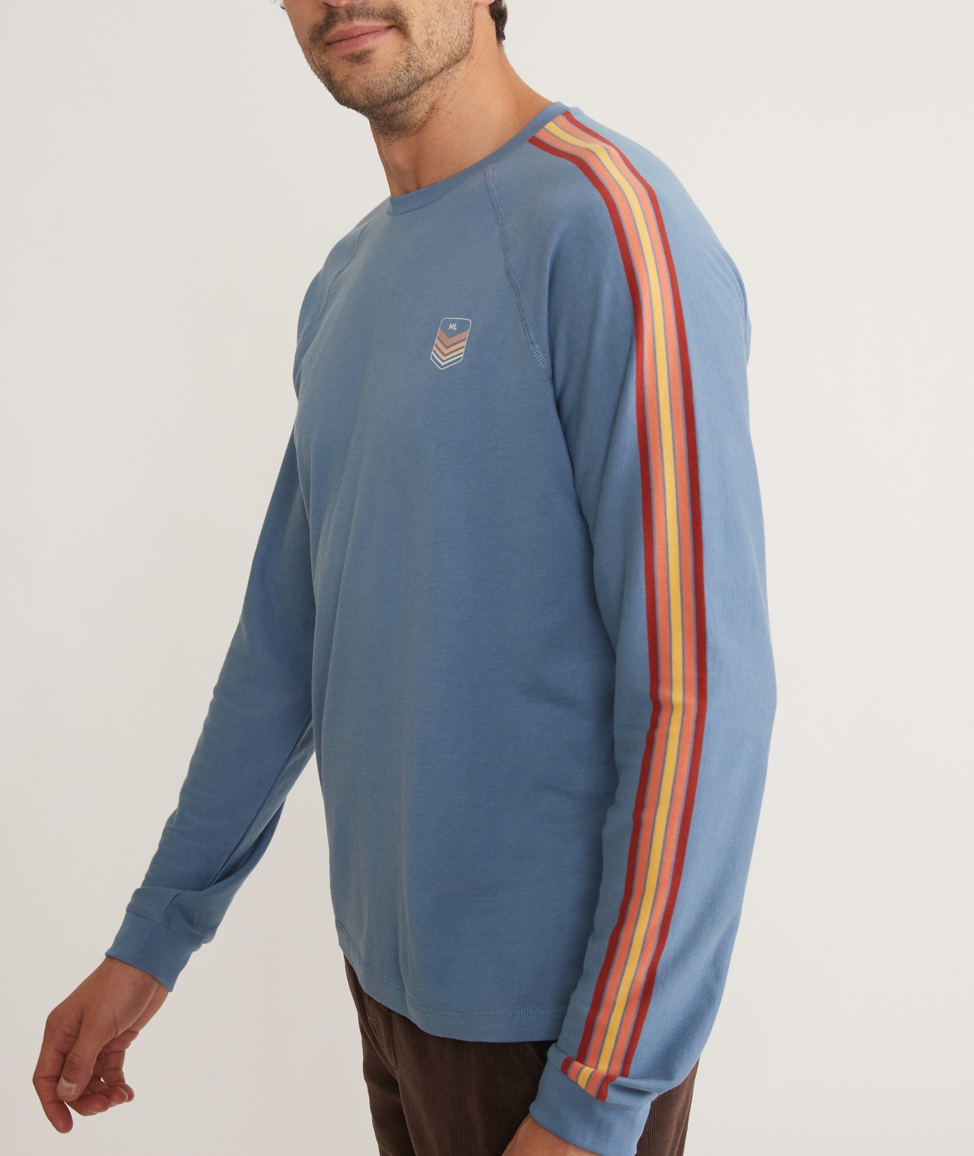Guess sayer stripe long sleeve tee online