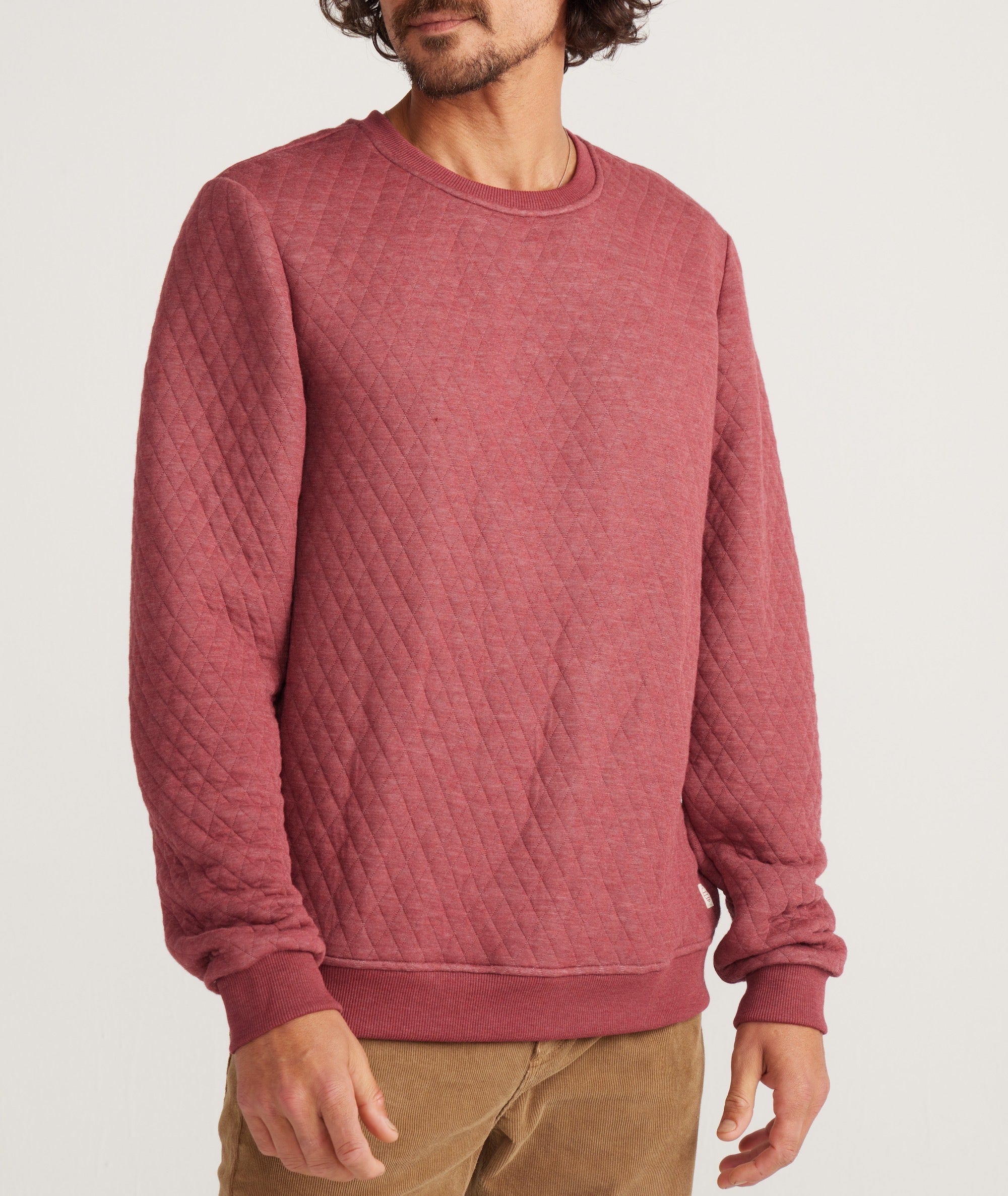 Corbet Quilted Crewneck – Marine Layer 