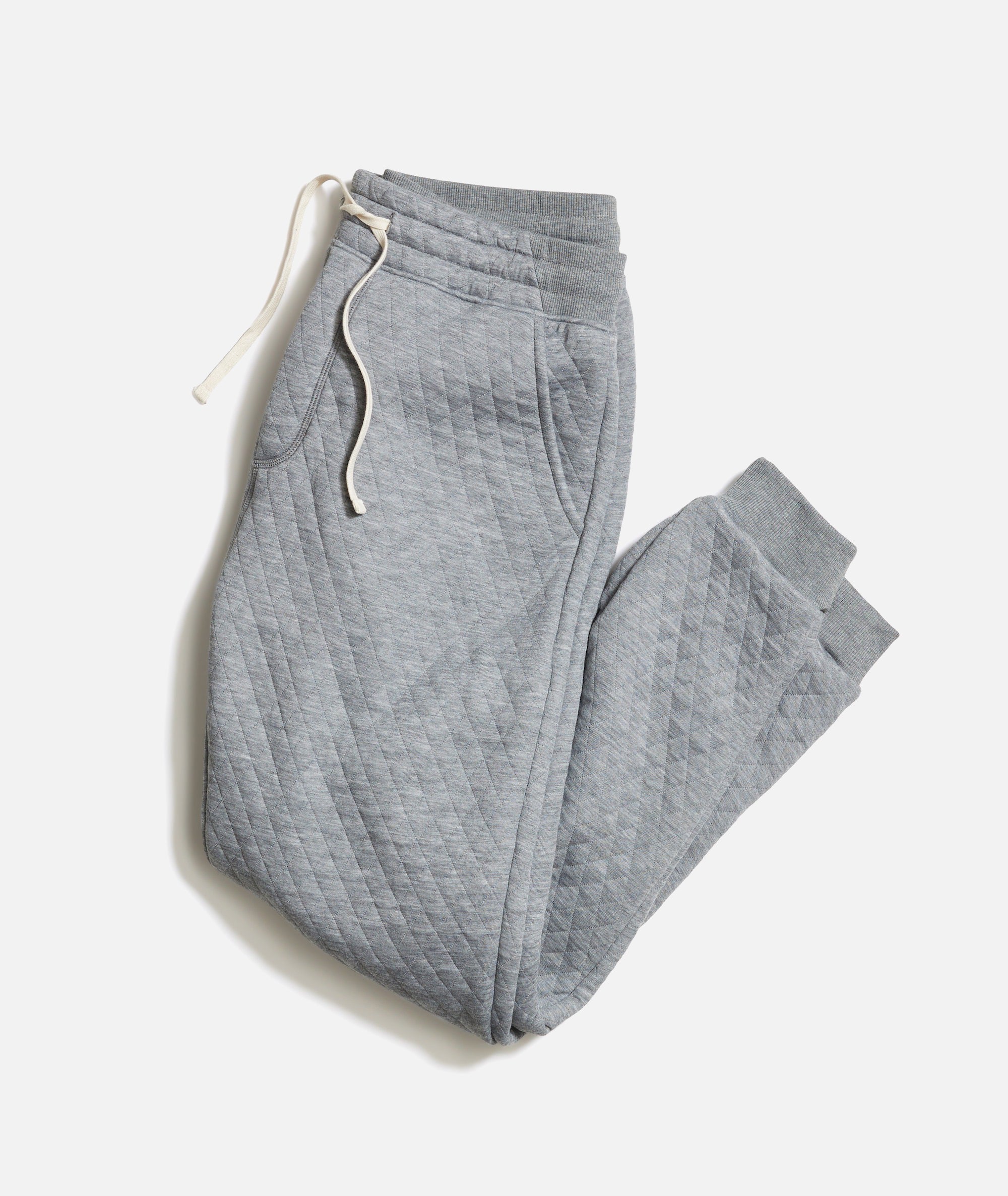 Quilted joggers shop