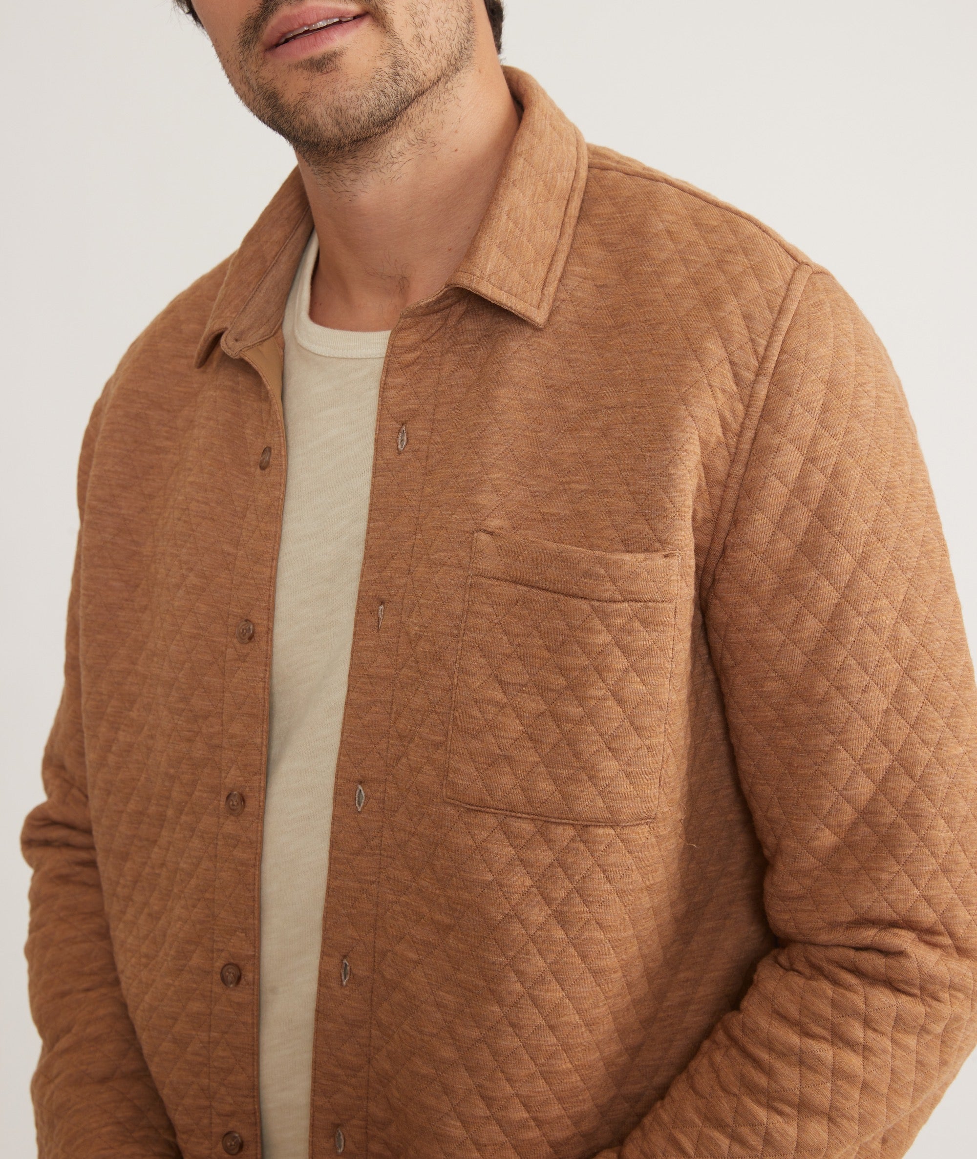 Corbet Quilted Overshirt – Marine Layer 
